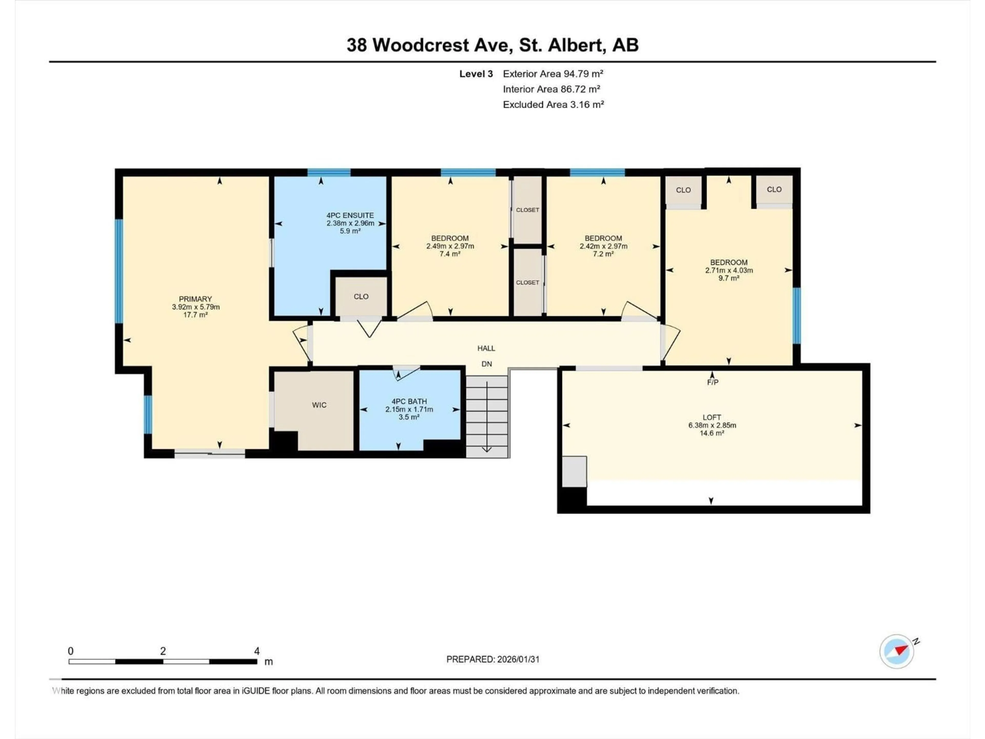 Floor plan for 38 WOODCREST AV, St. Albert Alberta T8N3H5