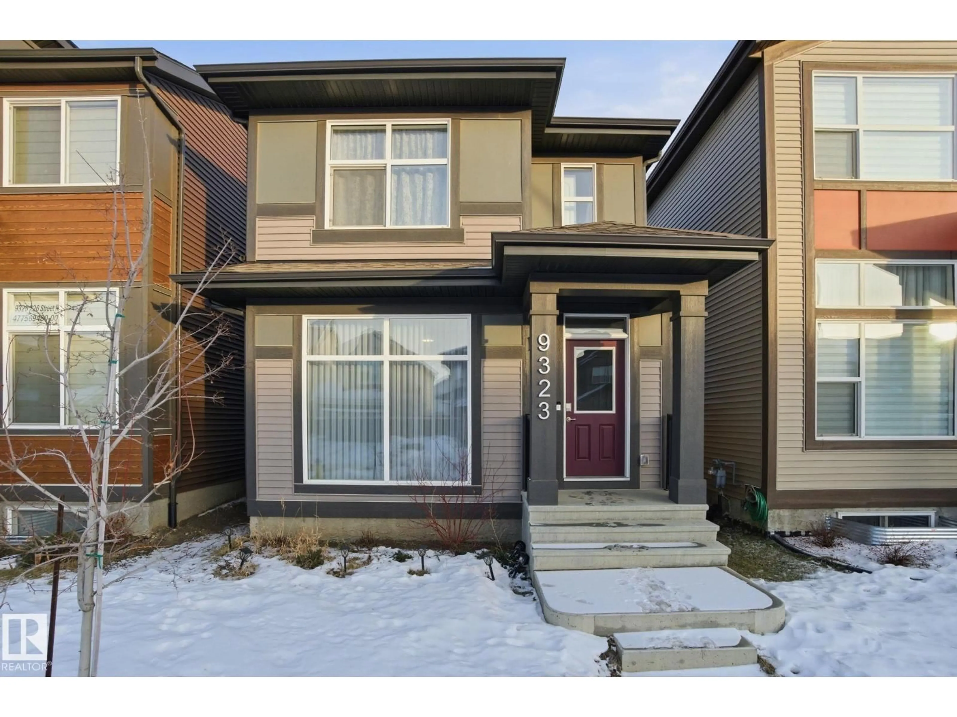 Home with brick exterior material, street for 9323 226 ST, Edmonton Alberta T5T7R5