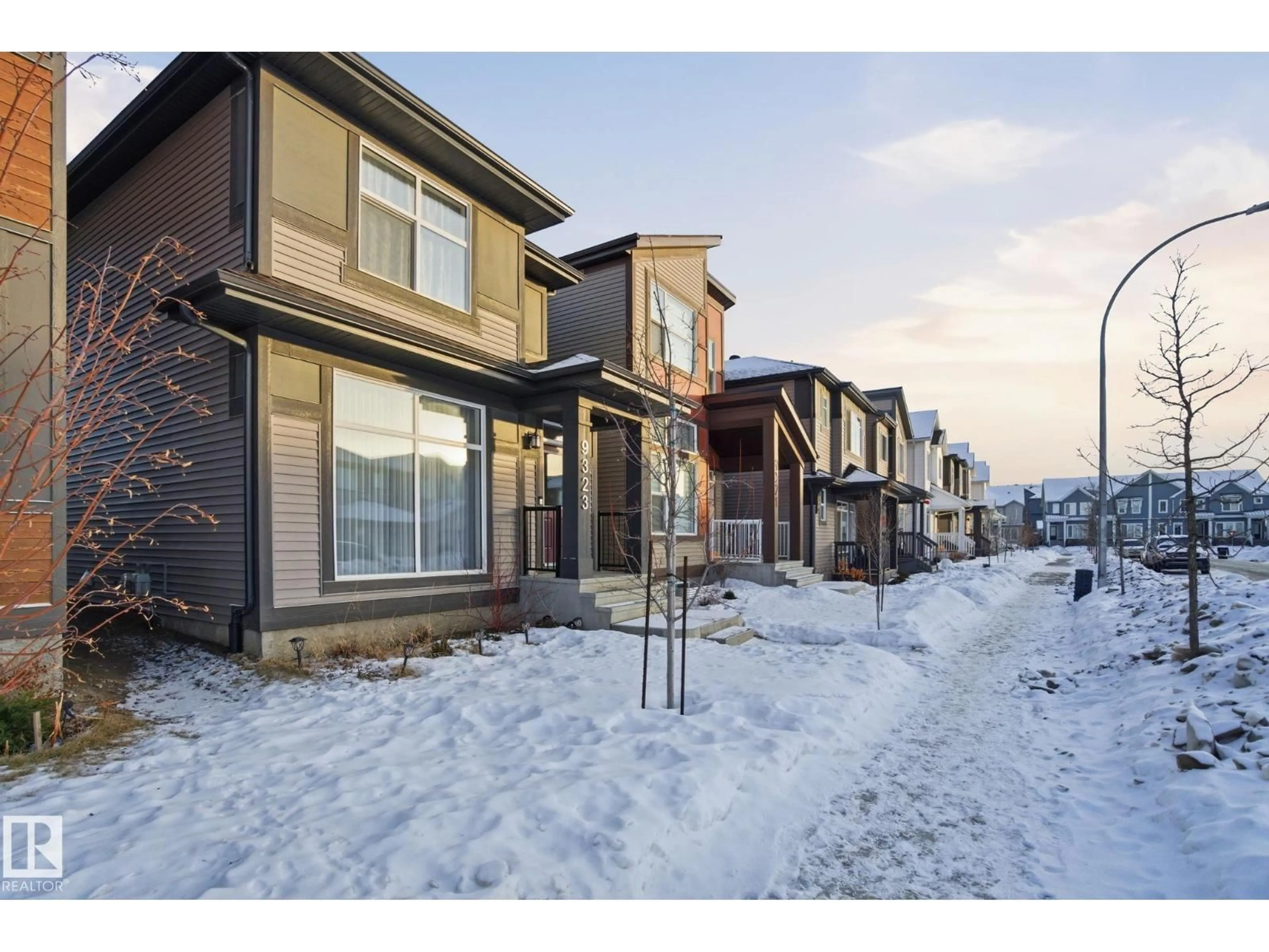 A pic from outside/outdoor area/front of a property/back of a property/a pic from drone, mountain view for 9323 226 ST, Edmonton Alberta T5T7R5