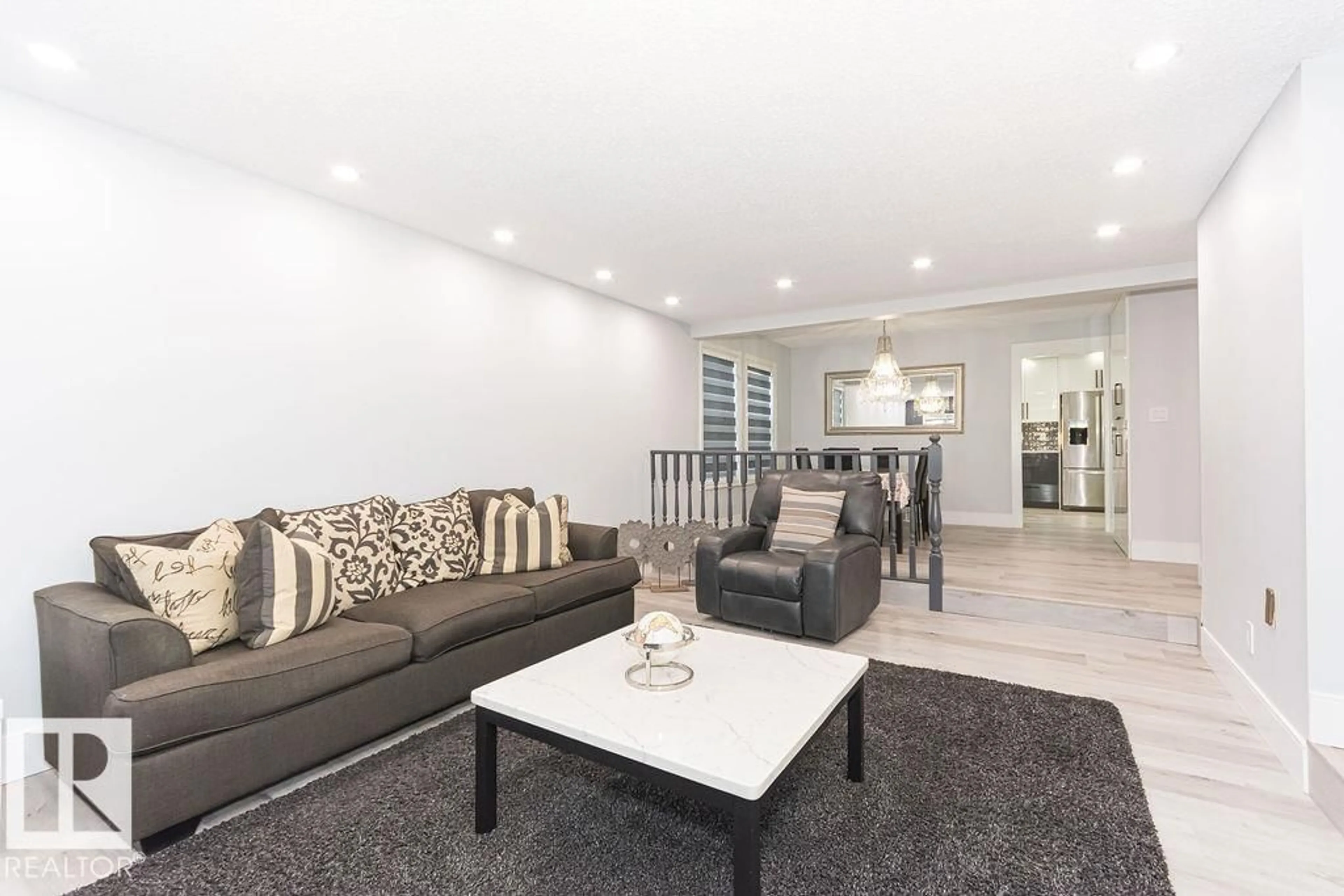 Living room with furniture, unknown for 15828 98 ST, Edmonton Alberta T5X4N5