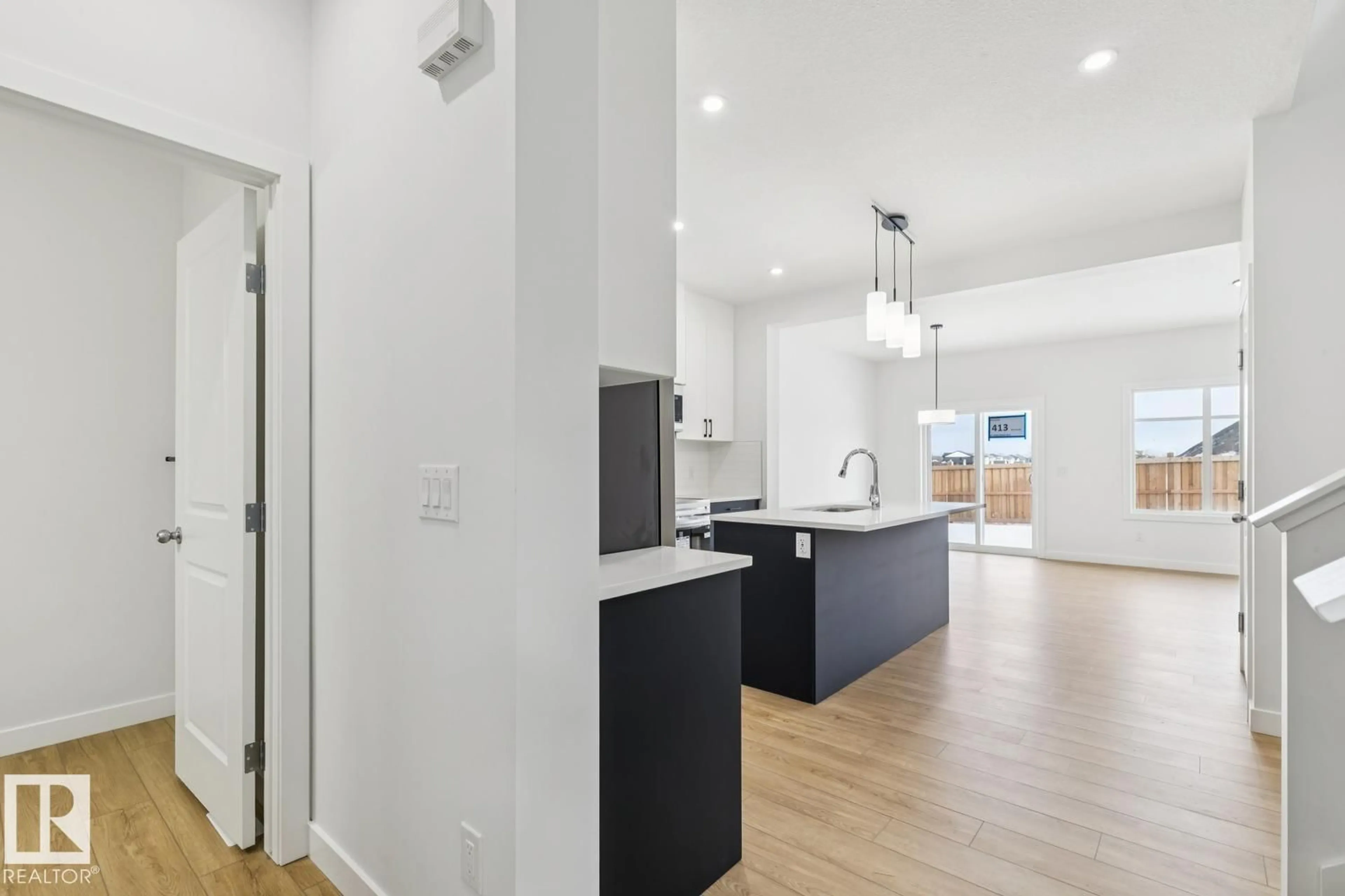 Open concept kitchen, unknown for 413 26 ST, Edmonton Alberta T6X3J1