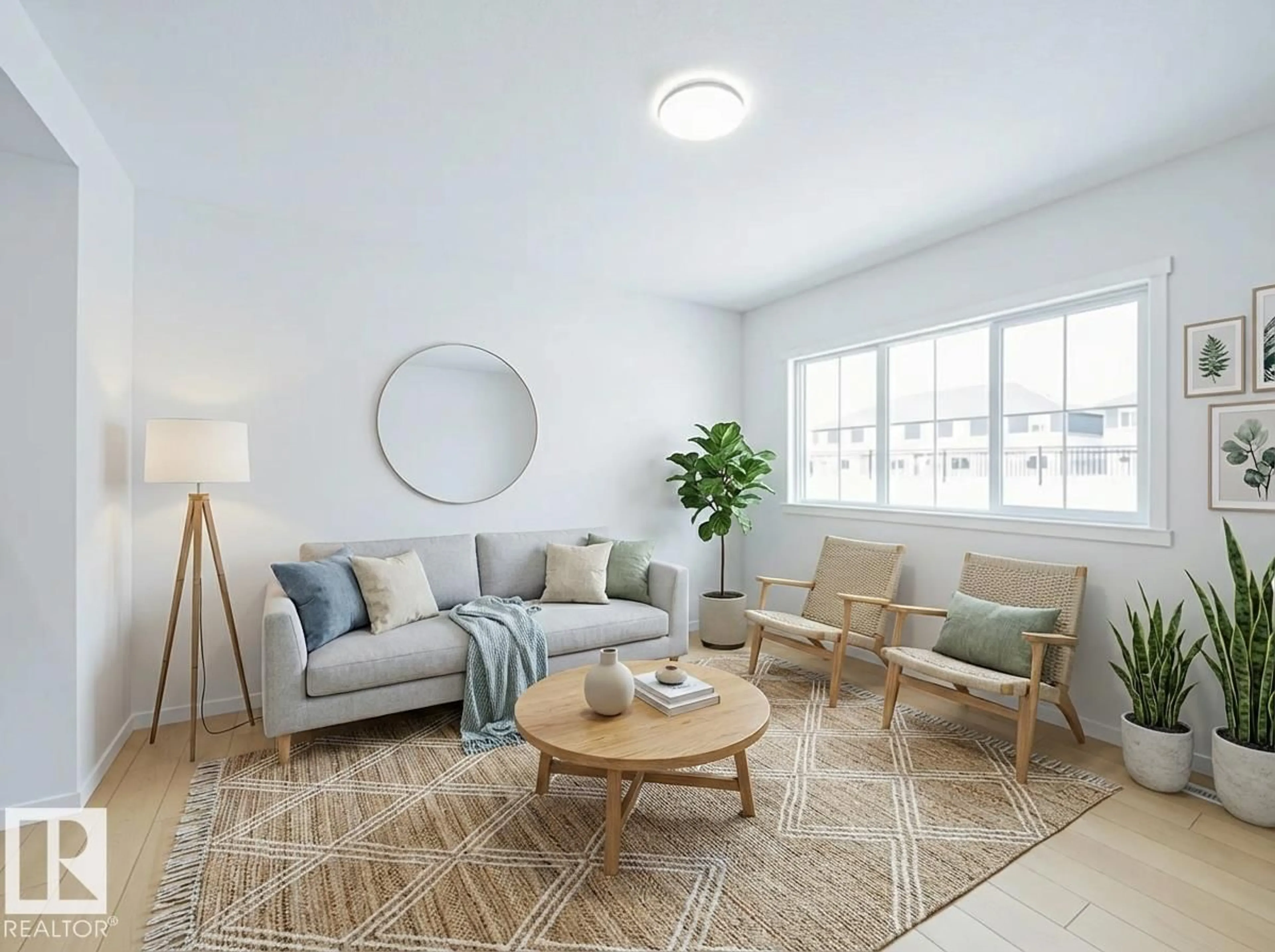 Living room with furniture, unknown for 8731 224 ST, Edmonton Alberta T5T7Y5