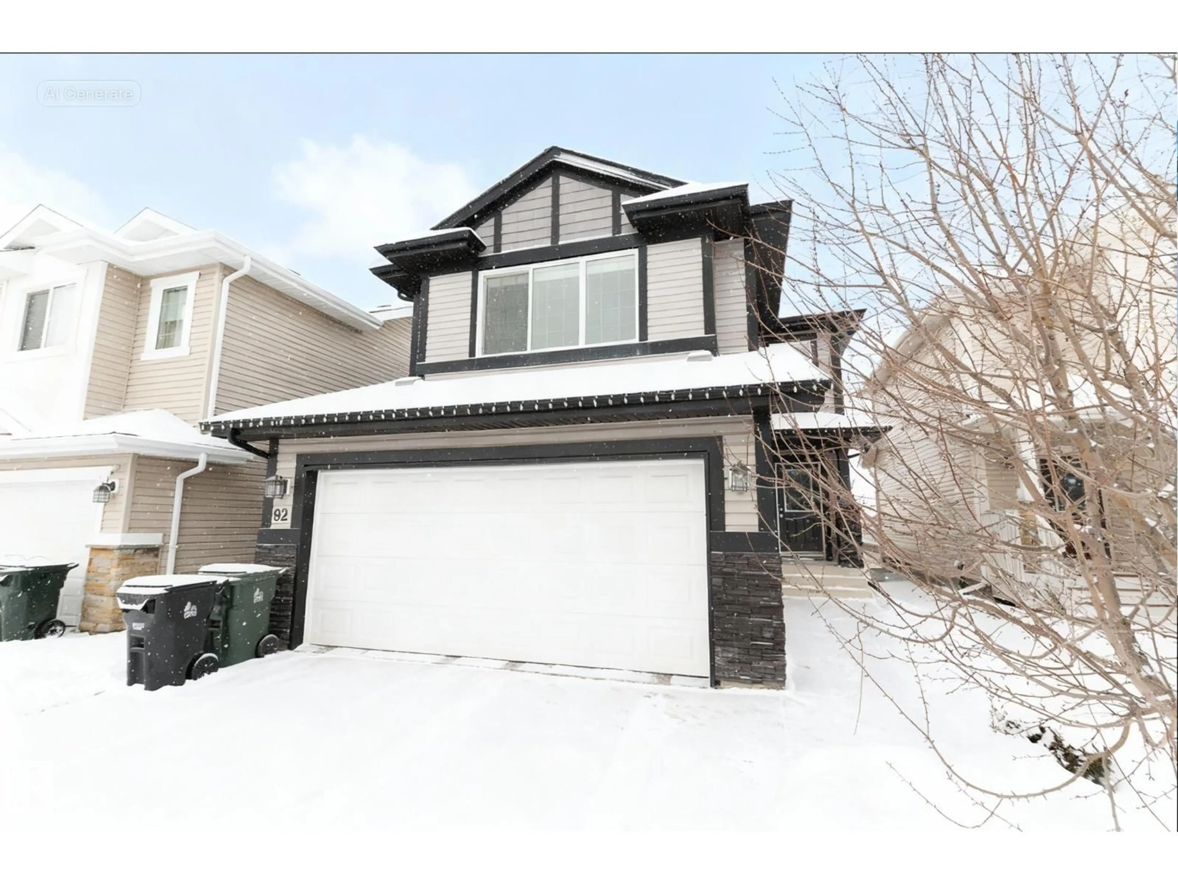 Home with vinyl exterior material, street for 82 SPRUCE RIDGE DR, Spruce Grove Alberta T7X0S5