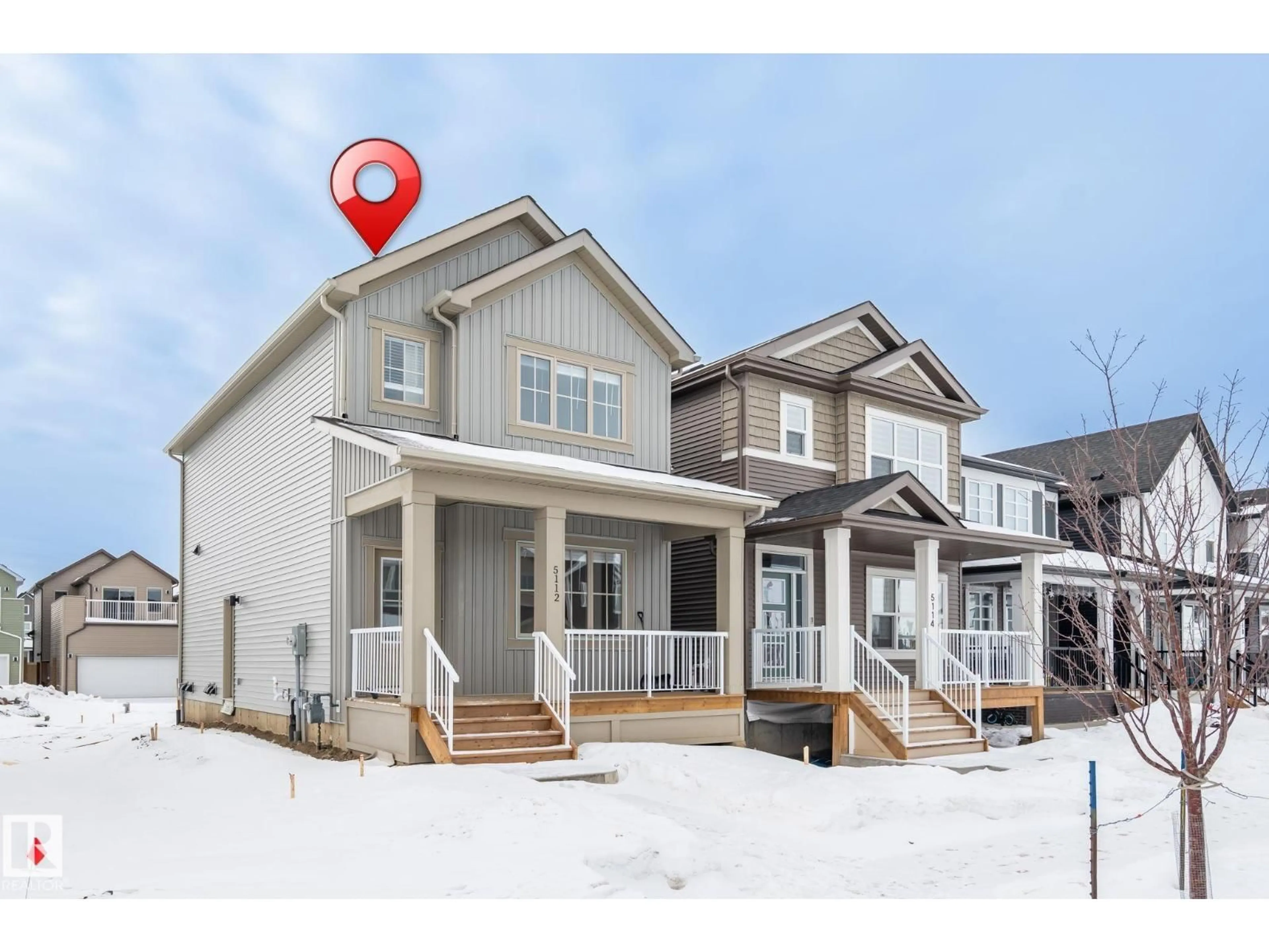 Home with vinyl exterior material, street for 5112 69 ST, Beaumont Alberta T4X2Z3