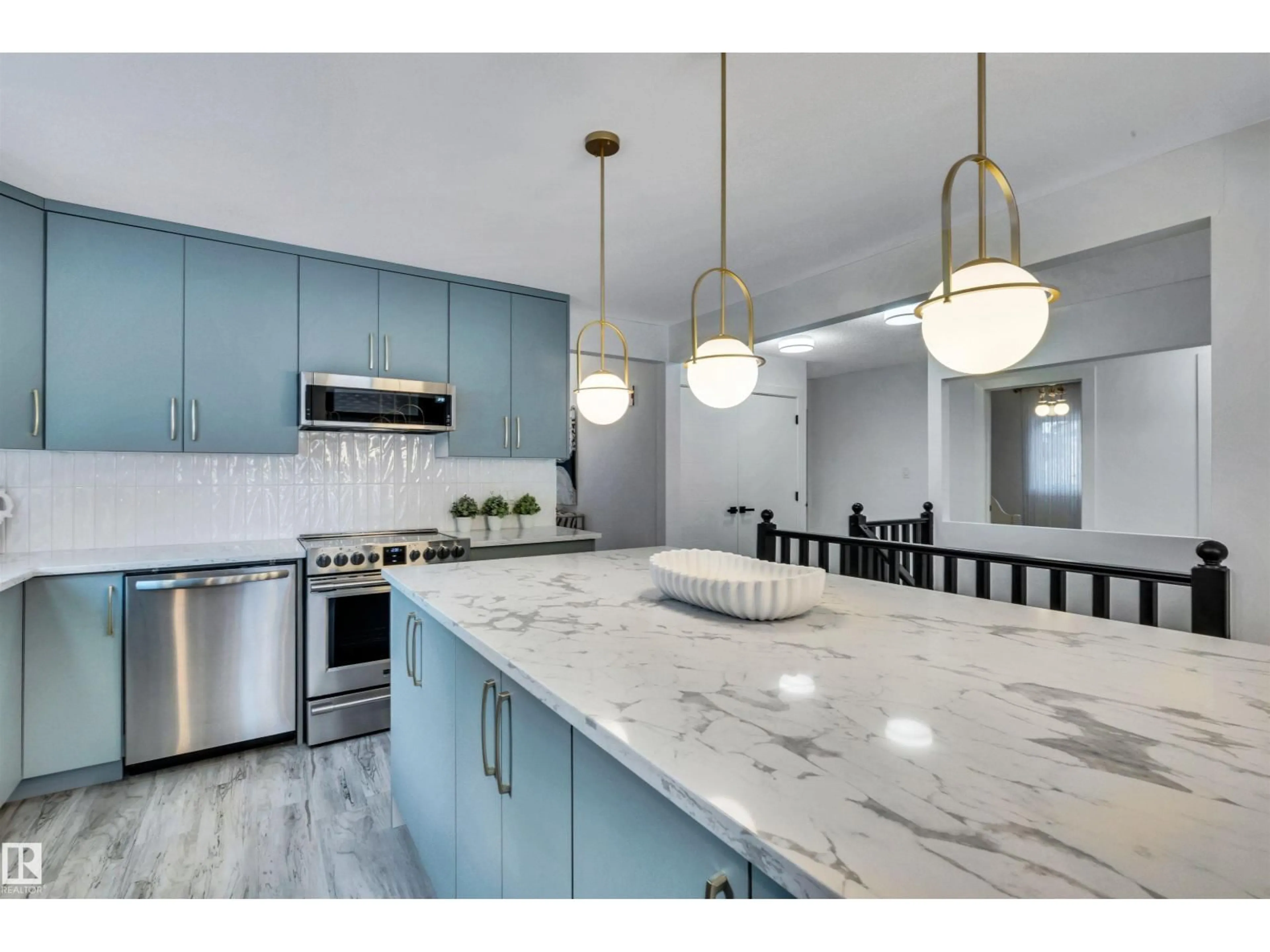 Open concept kitchen, ceramic/tile floor for 5409 56 ST, Beaumont Alberta T4X1A5