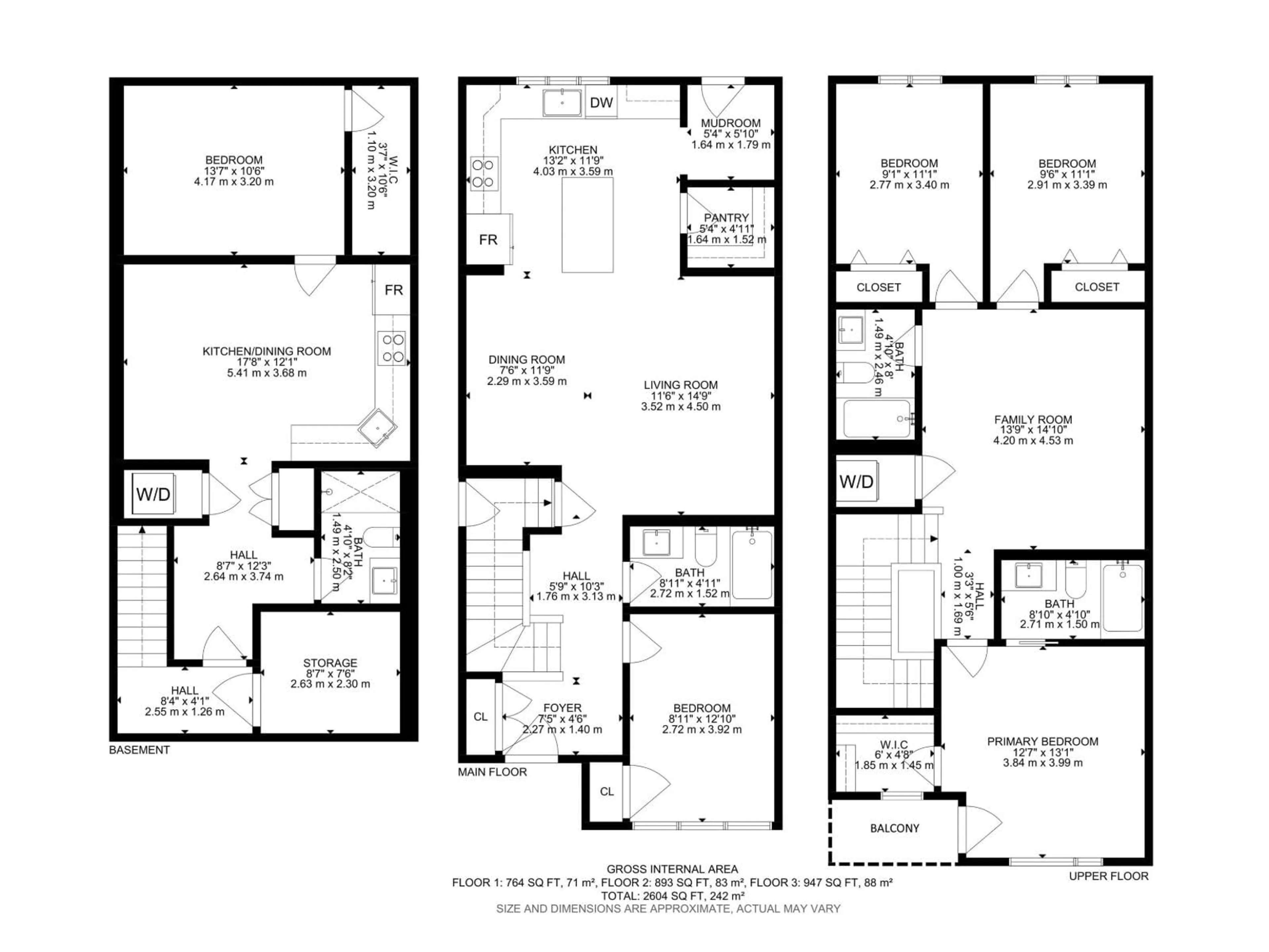 Floor plan for CI SW - 2479 KELLY CIRCLE, Edmonton Alberta T6W4G2