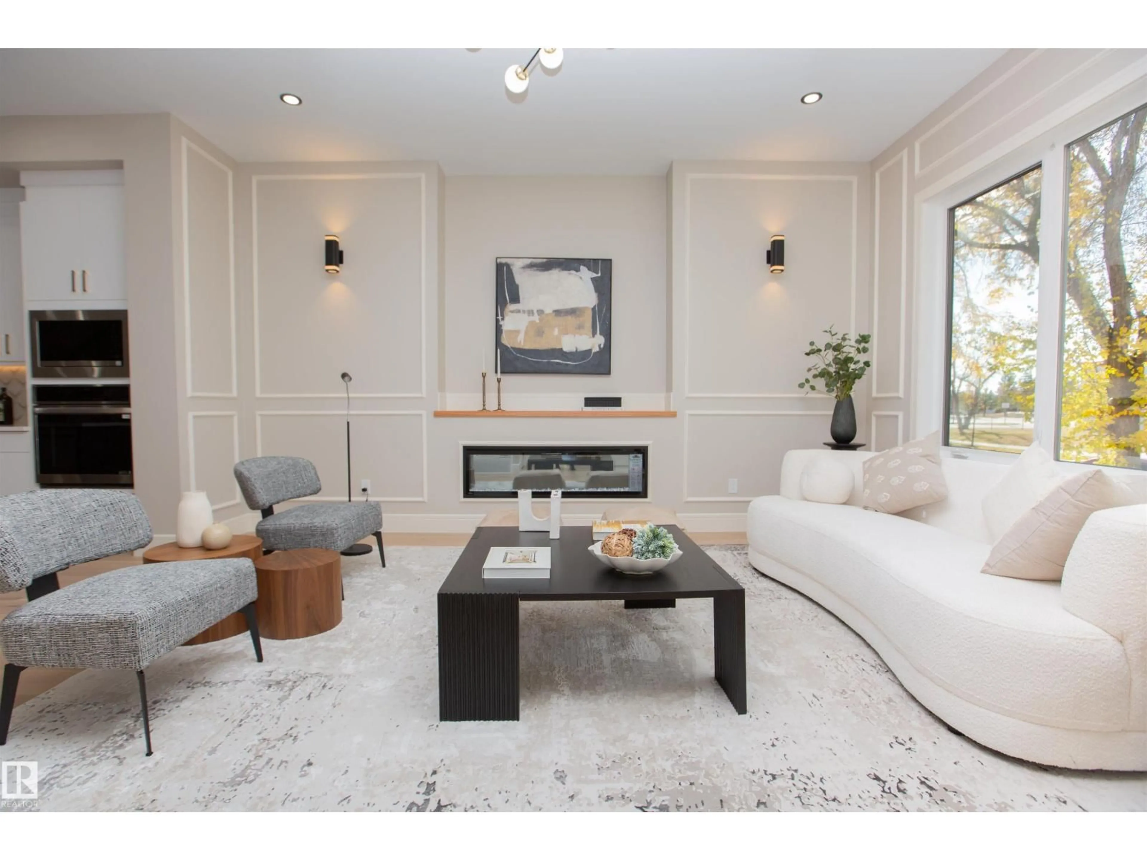 Living room with furniture, unknown for 9127 143 ST, Edmonton Alberta T5R0P5