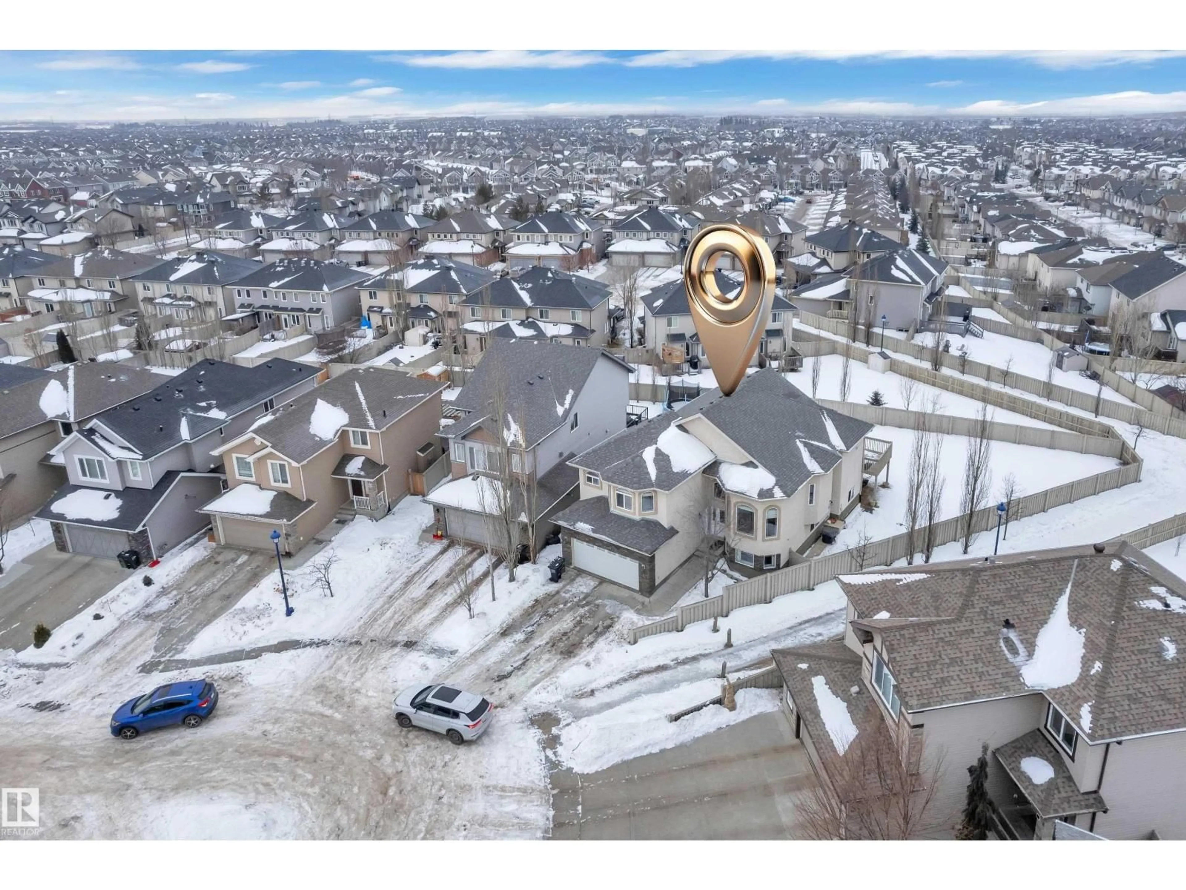 A pic from outside/outdoor area/front of a property/back of a property/a pic from drone, unknown for SW - 2012 69 ST, Edmonton Alberta T6X0S6