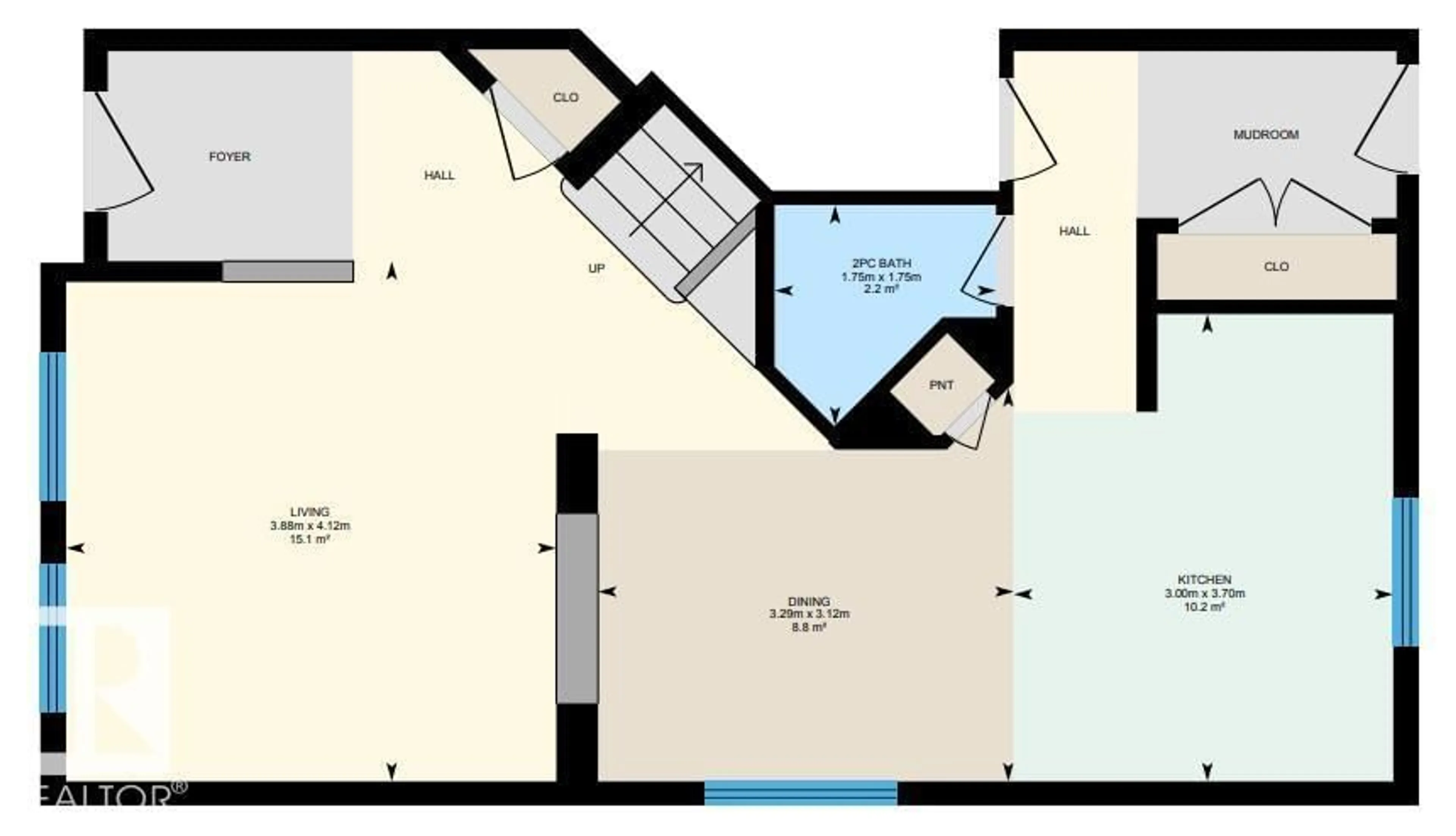 Floor plan for SW - 7931 22 AV, Edmonton Alberta T6X0Z1
