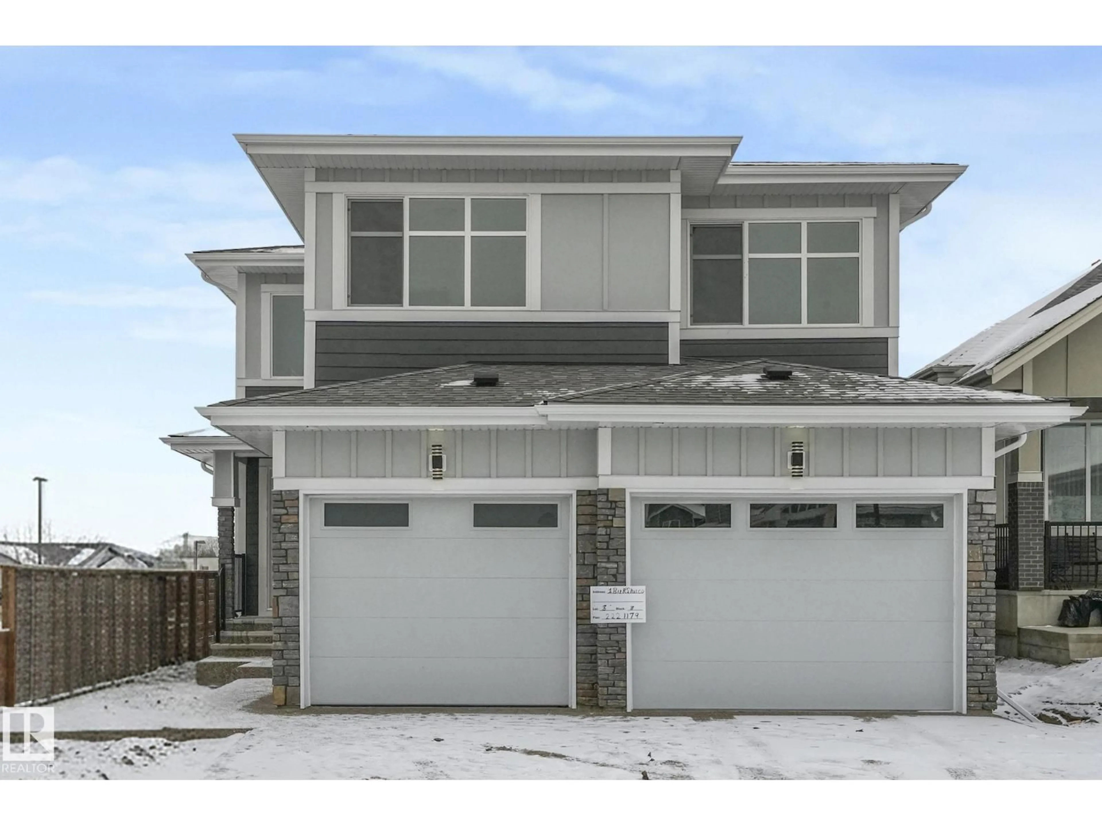 Home with vinyl exterior material, street for 1 BIRKSHIRE CR, Sherwood Park Alberta T8B0C6
