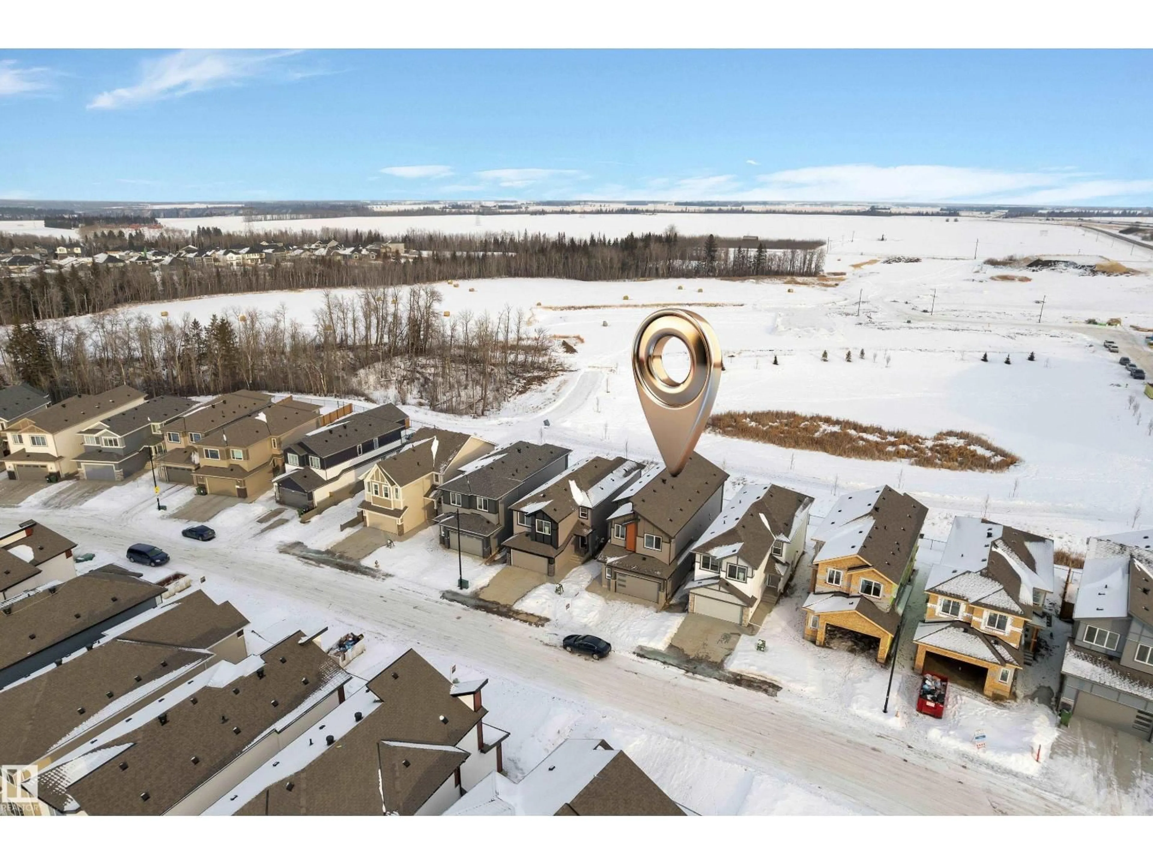 A pic from outside/outdoor area/front of a property/back of a property/a pic from drone, unknown for 752 ASTORIA WY, Devon Alberta T9G0M7