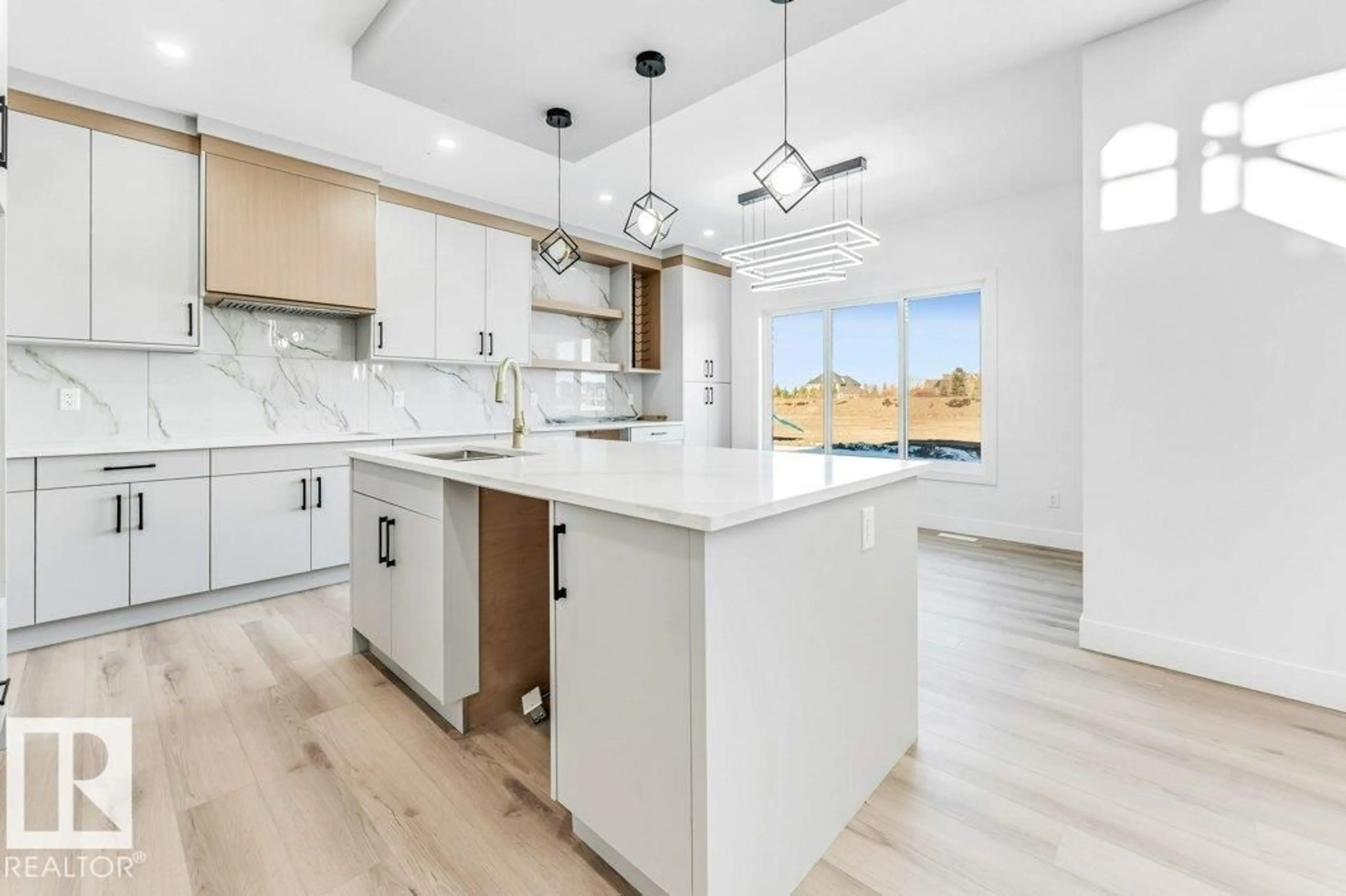 Open concept kitchen, unknown for 2408 63 AV, Rural Leduc County Alberta T4X0K5