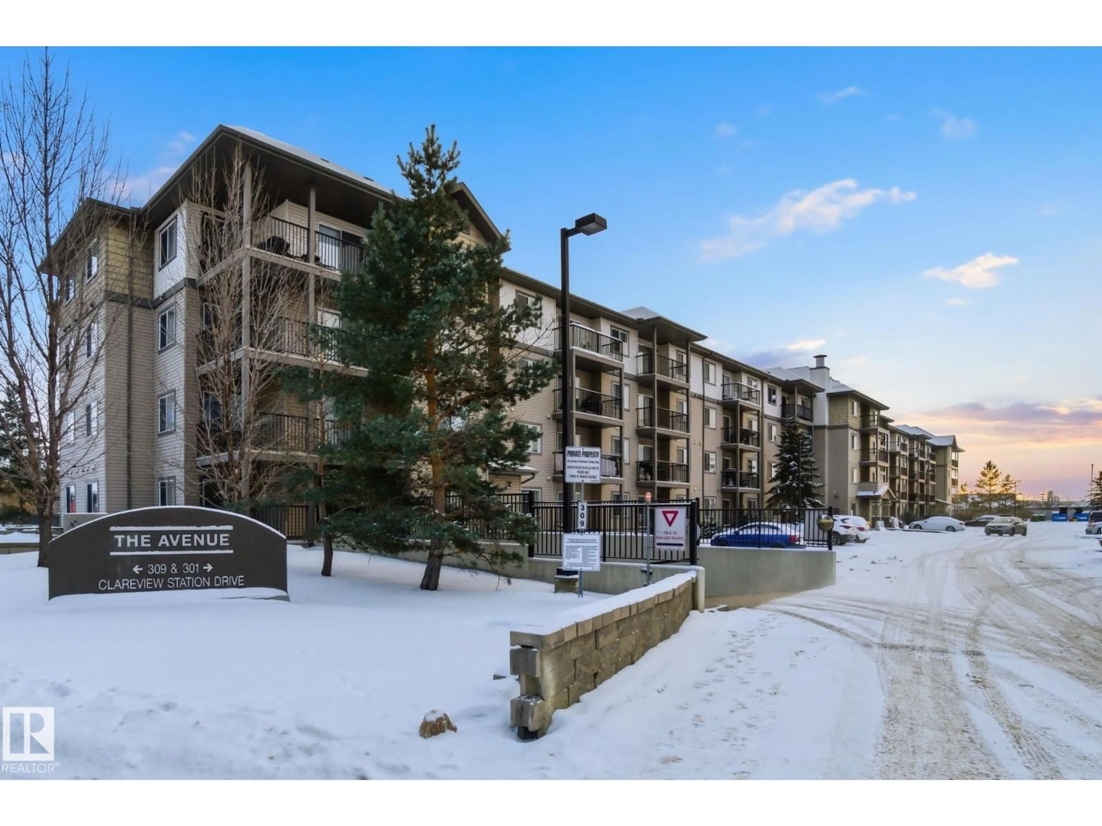 A pic from outside/outdoor area/front of a property/back of a property/a pic from drone, mountain view for #219 - 309 CLAREVIEW STATION DR, Edmonton Alberta T5Y0C5