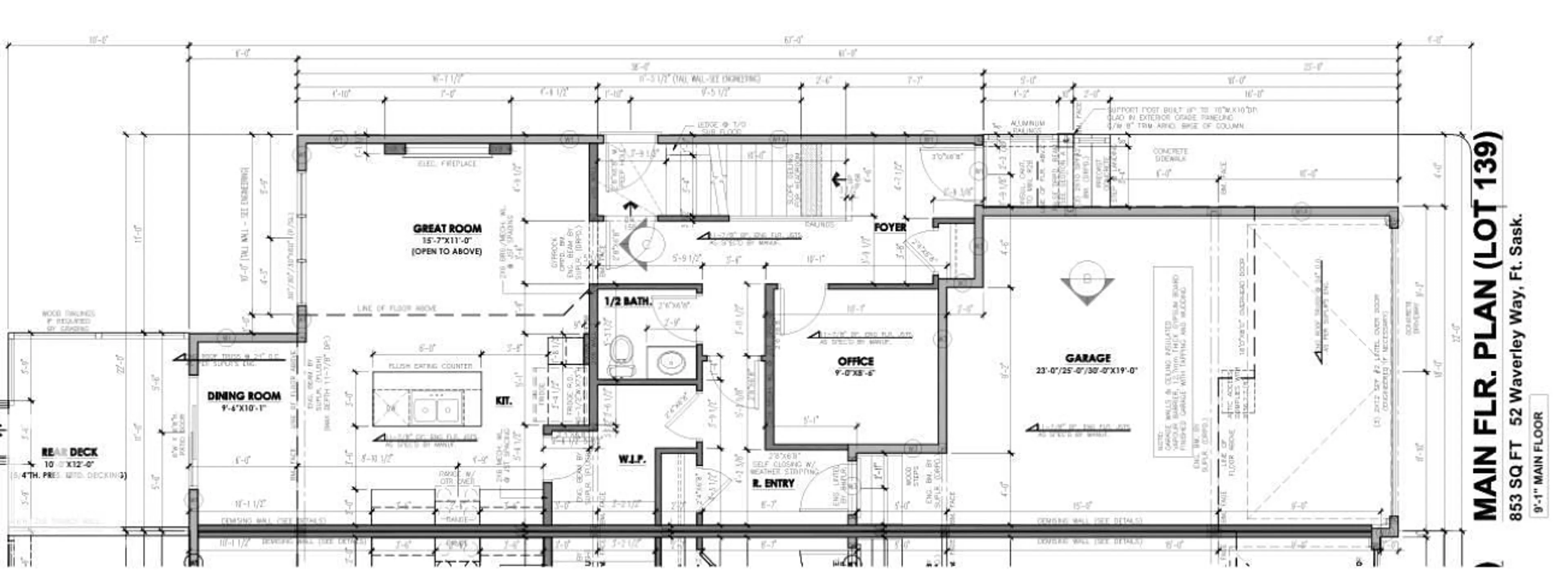 Floor plan for 50 WAVERLY WY, Fort Saskatchewan Alberta T8L3L7
