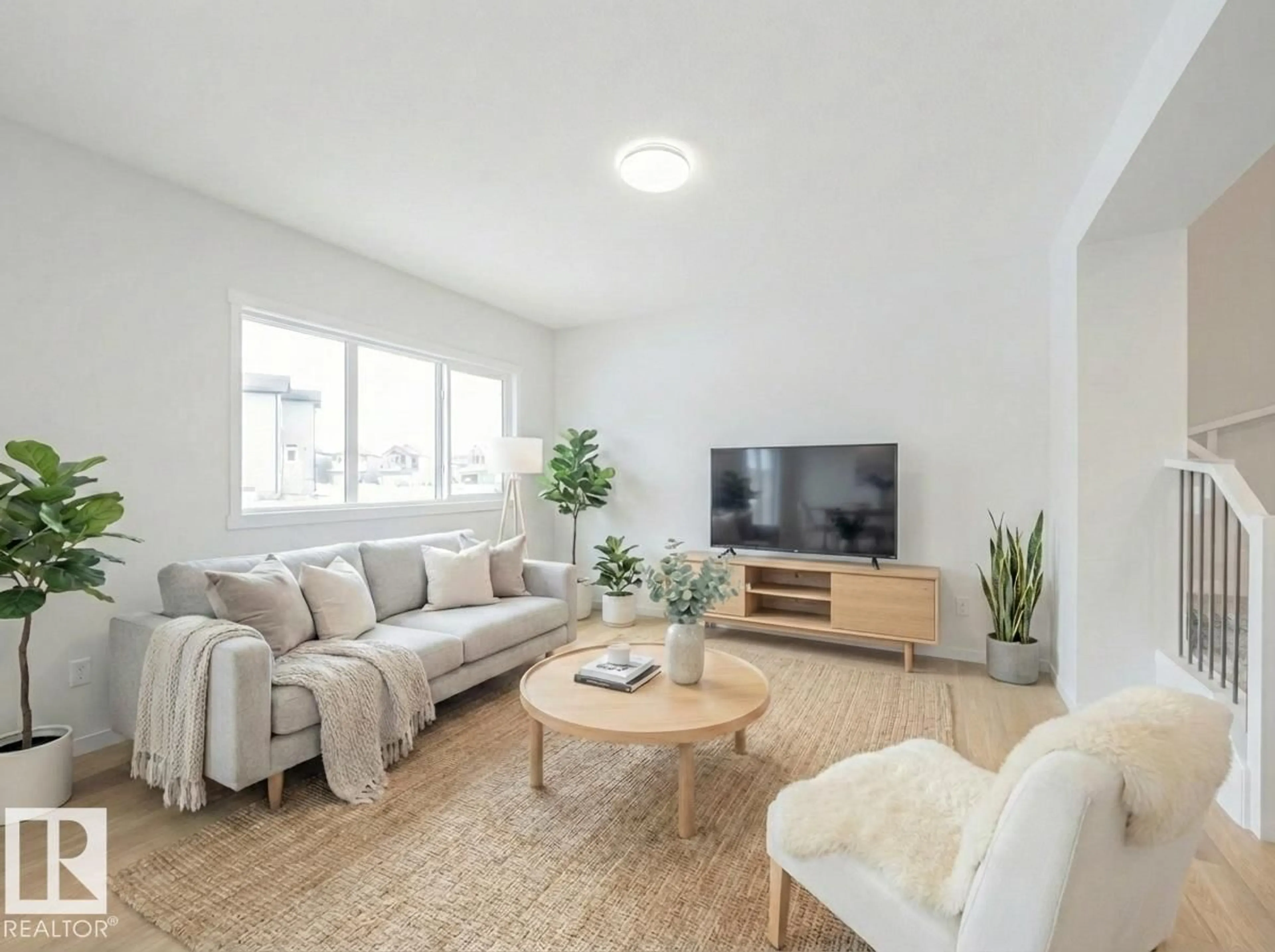 Living room with furniture, unknown for SW - 4631 KINSELLA LD, Edmonton Alberta T6W5T8