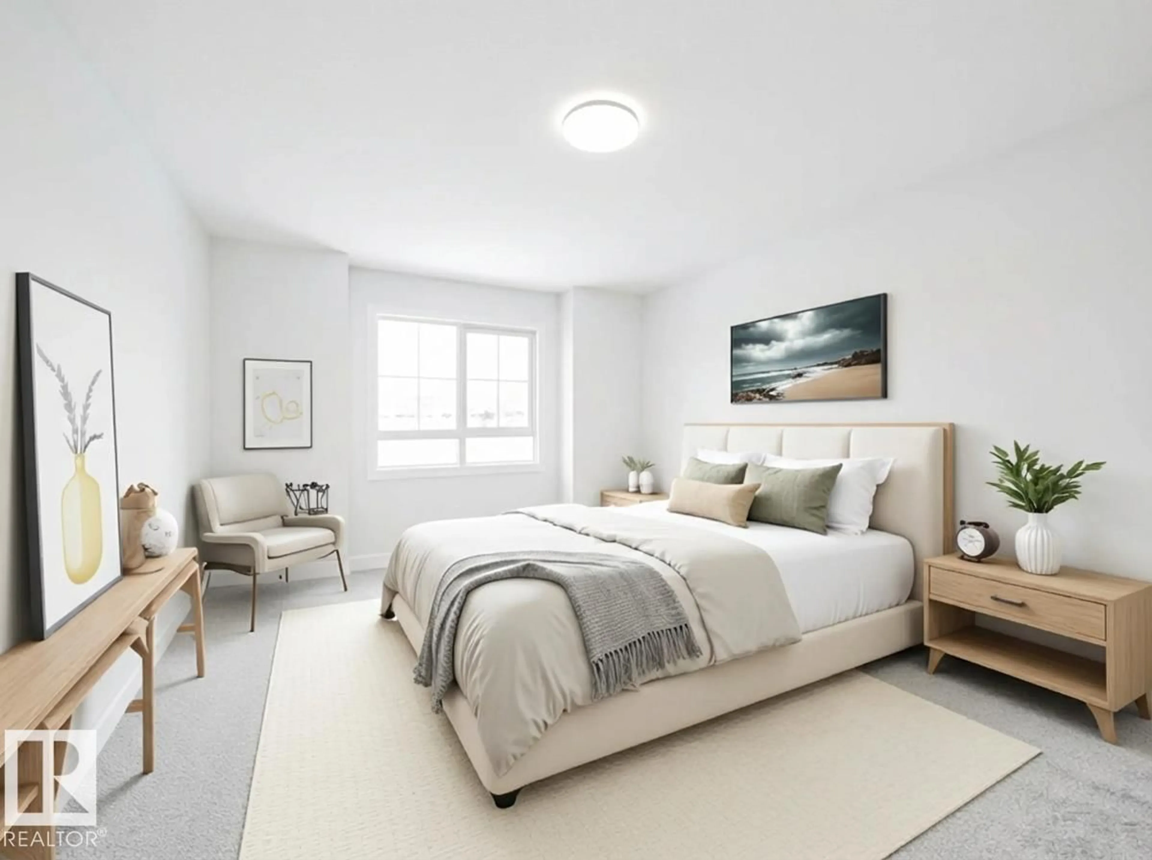 Bedroom with bed, unknown for SW - 4631 KINSELLA LD, Edmonton Alberta T6W5T8