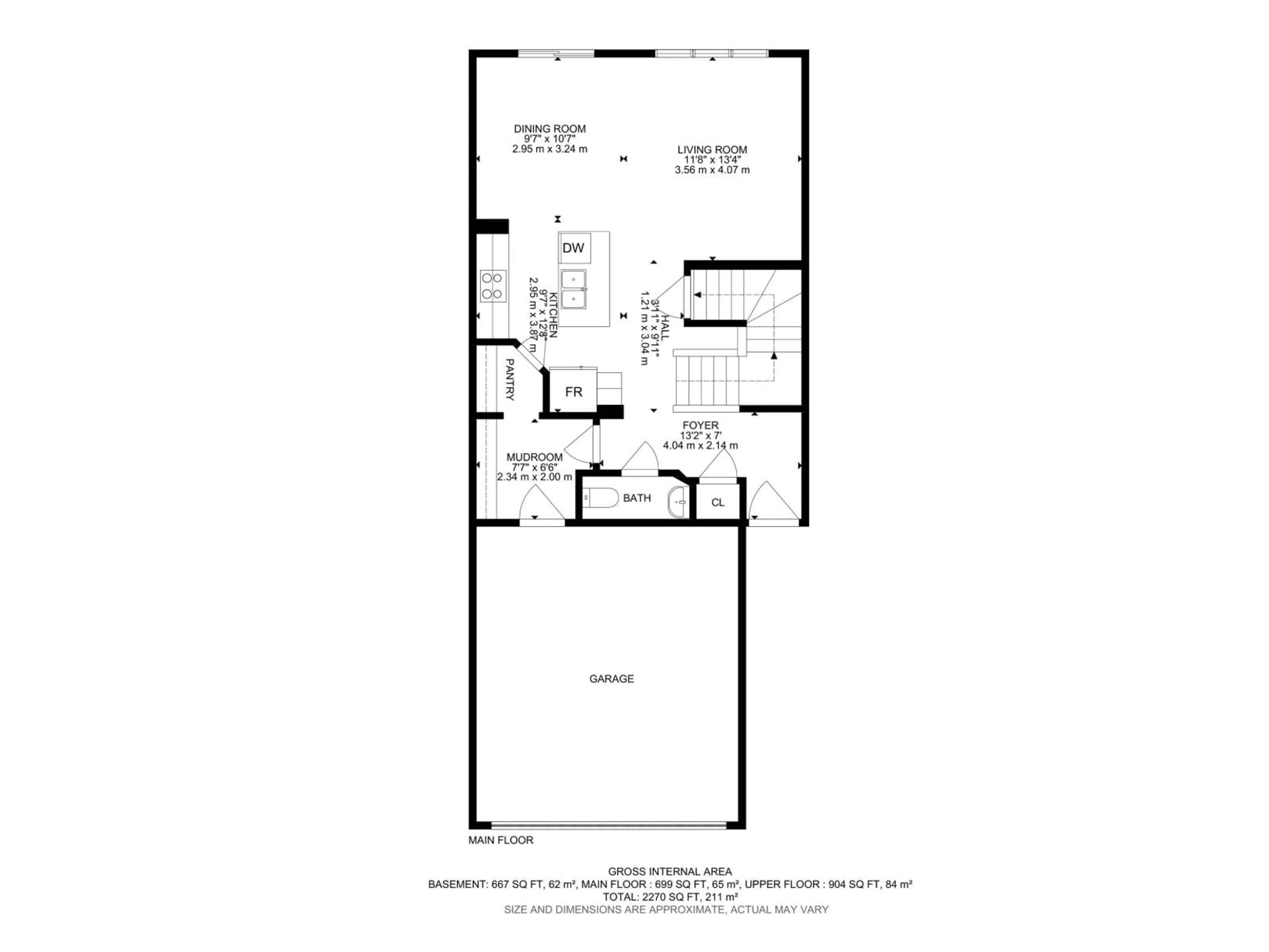 Floor plan for 19 5122 213A ST NW, Edmonton Alberta T6M1M6