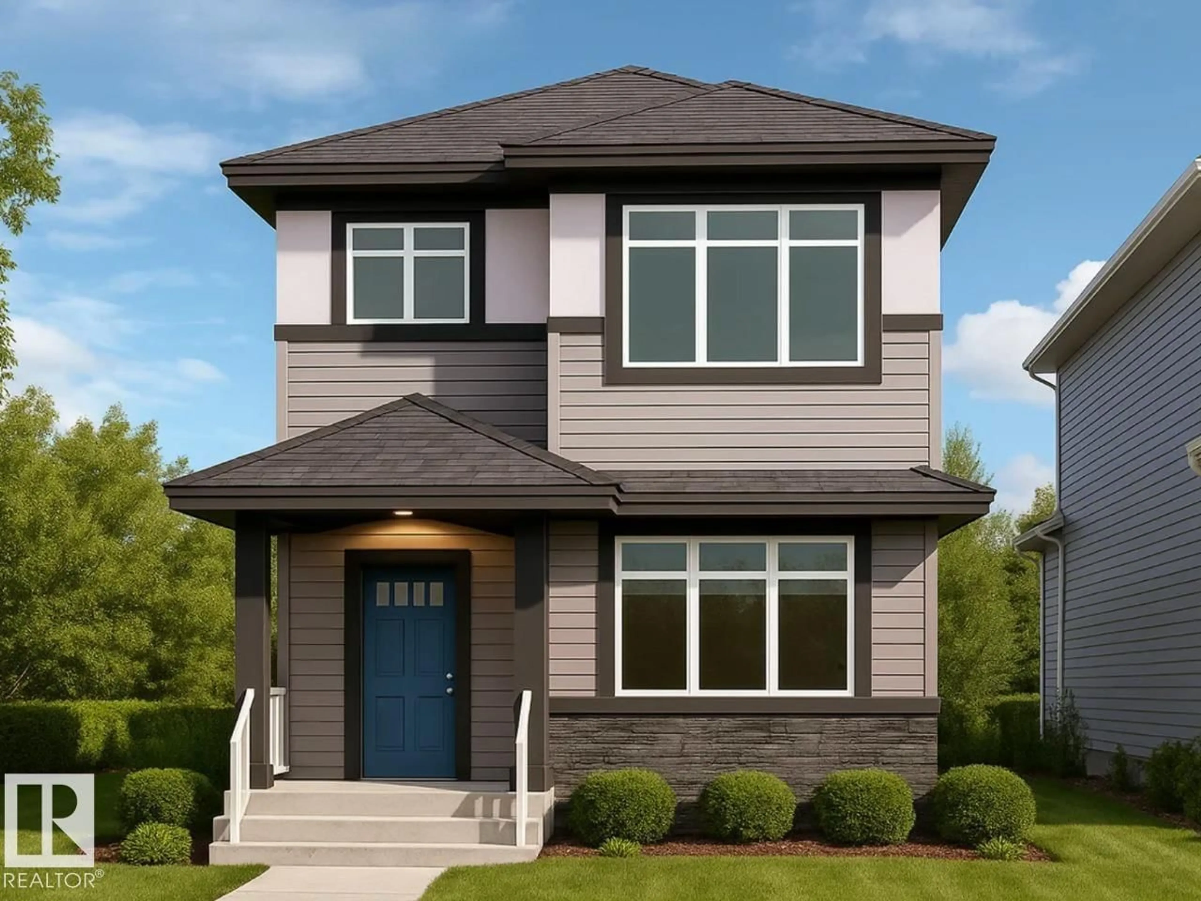 Home with vinyl exterior material, street for 245 WATTLE RD, Leduc Alberta T9E0T7