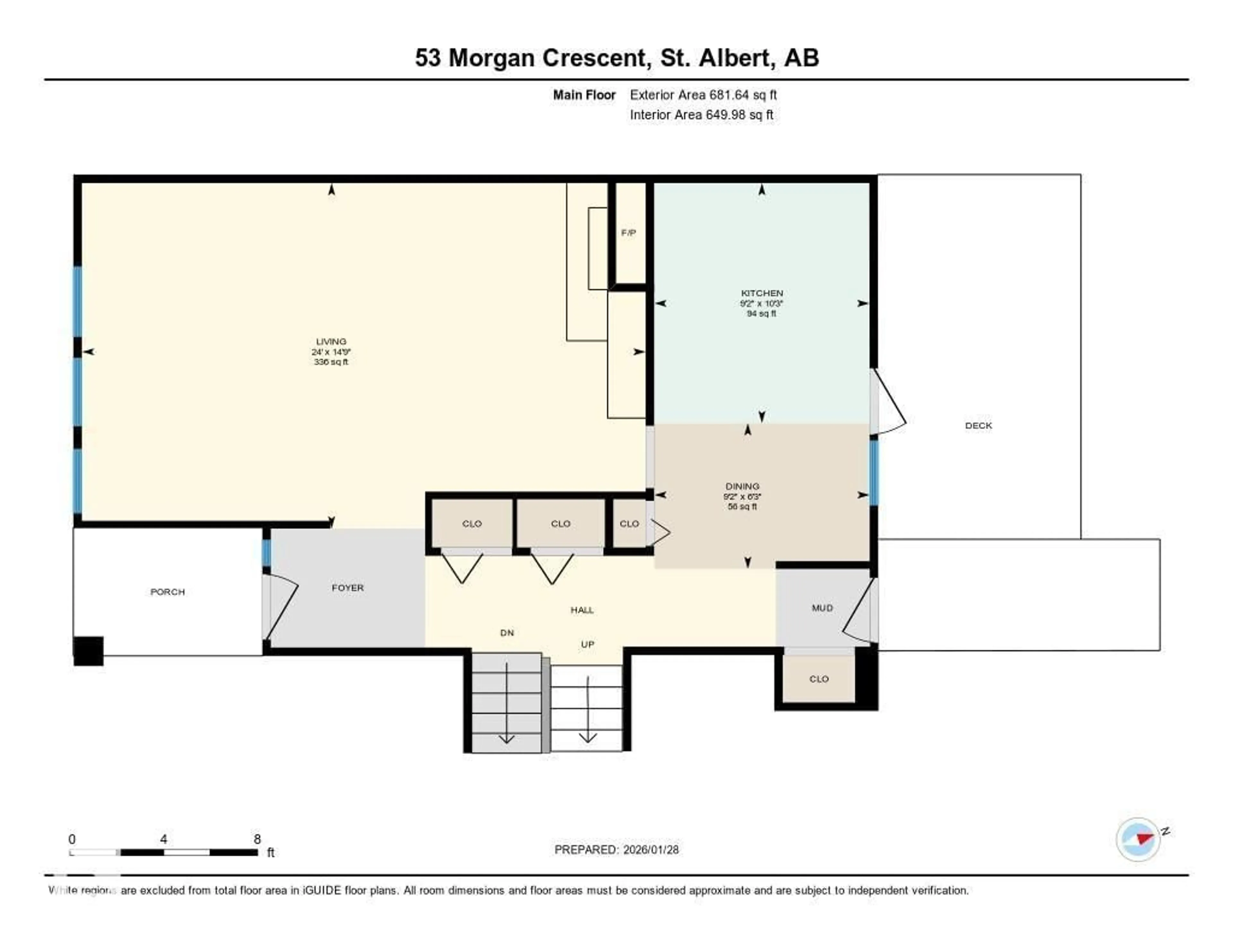 Floor plan for 53 MORGAN CR, St. Albert Alberta T8N2E1