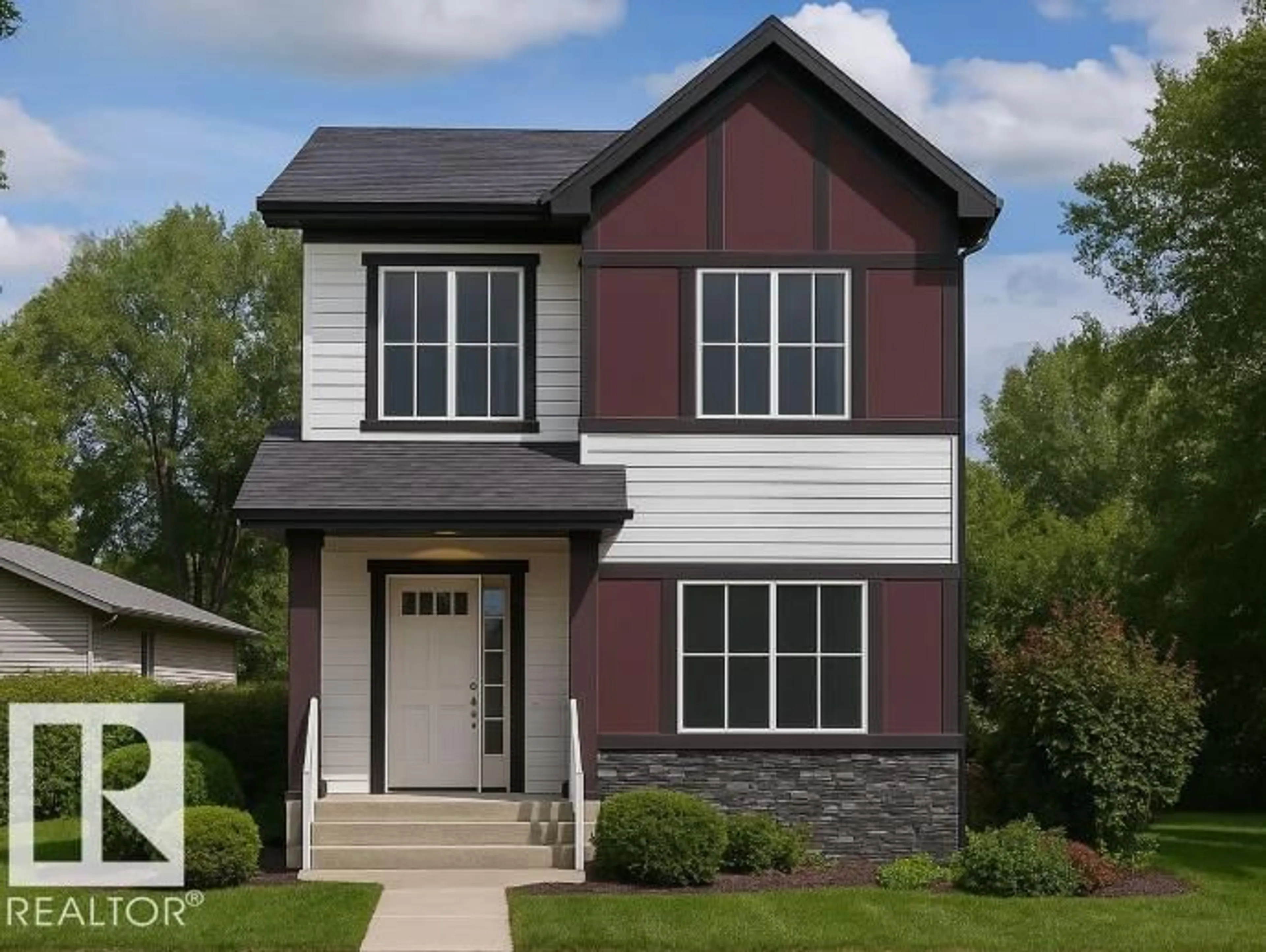 Home with vinyl exterior material, street for 205 WATTLE RD, Leduc Alberta T9E0T7