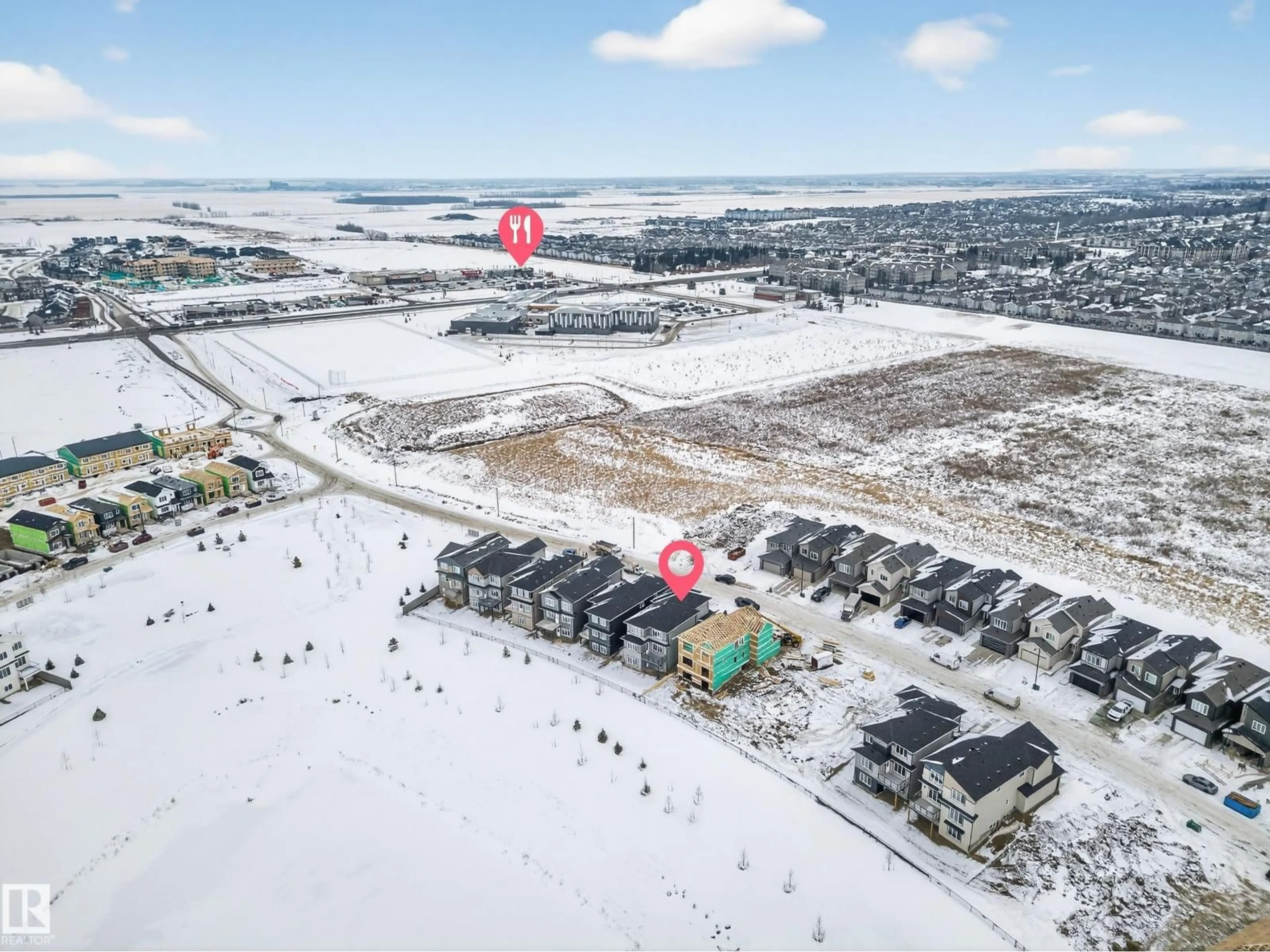 A pic from outside/outdoor area/front of a property/back of a property/a pic from drone, unknown for 211 CRYSTAL CREEK DRIVE, Leduc Alberta T9E0X6
