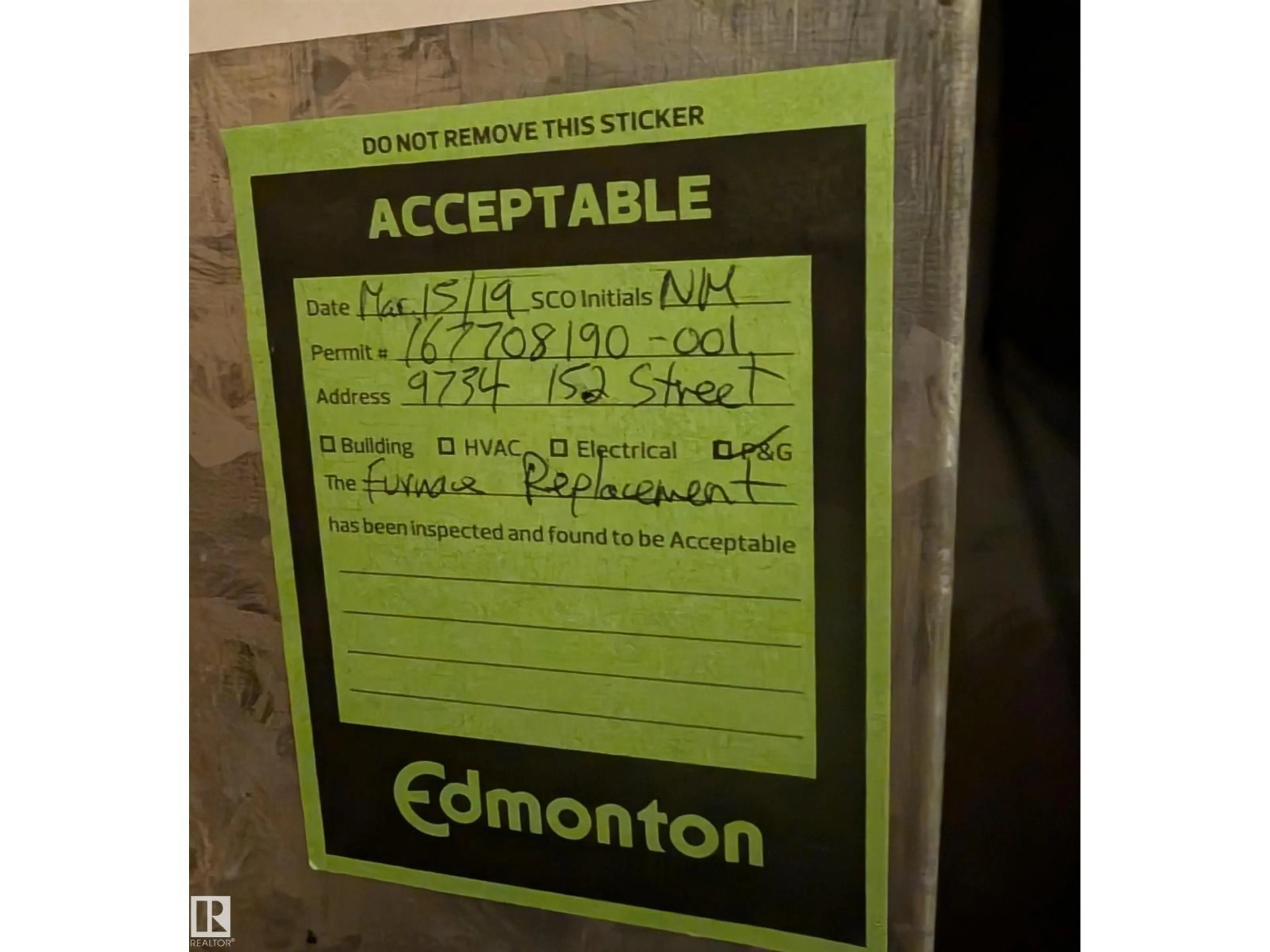 Unknown for NW - 9734 152 ST, Edmonton Alberta T5P1X1