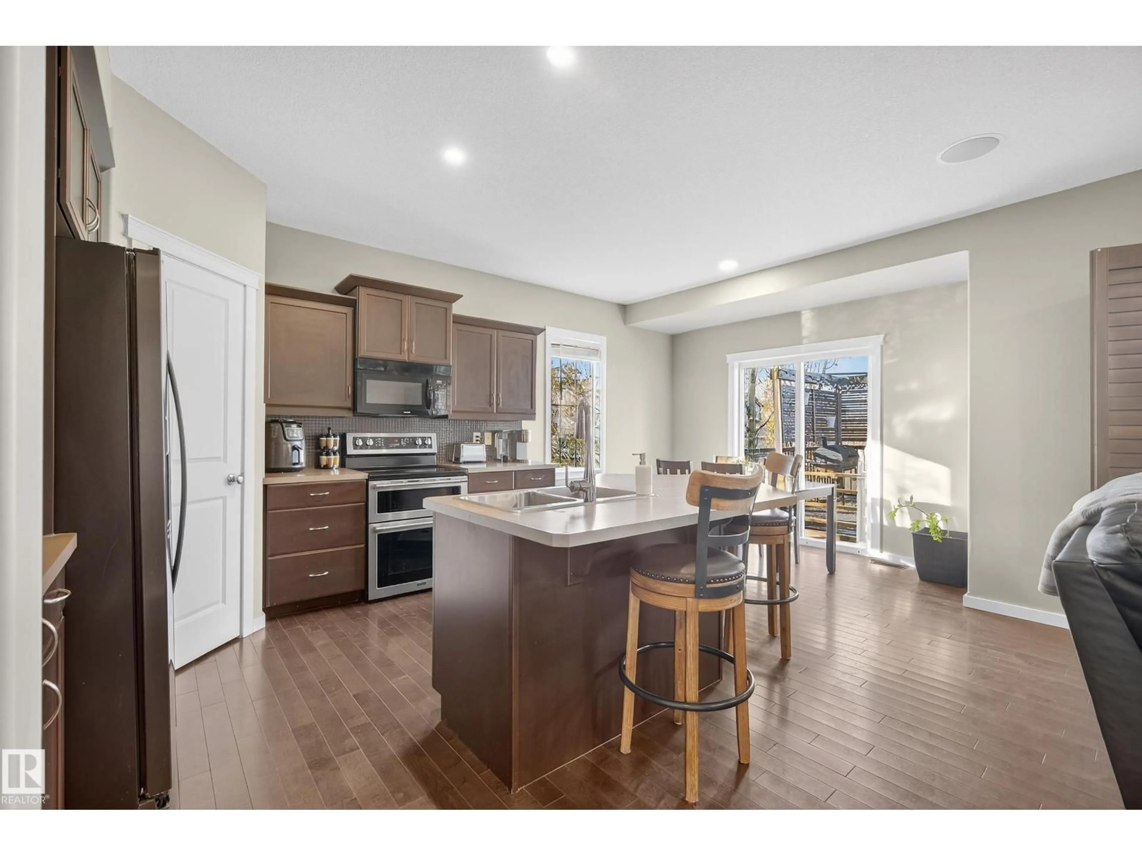 Open concept kitchen, unknown for SW - 1756 63 ST, Edmonton Alberta T6X0S1