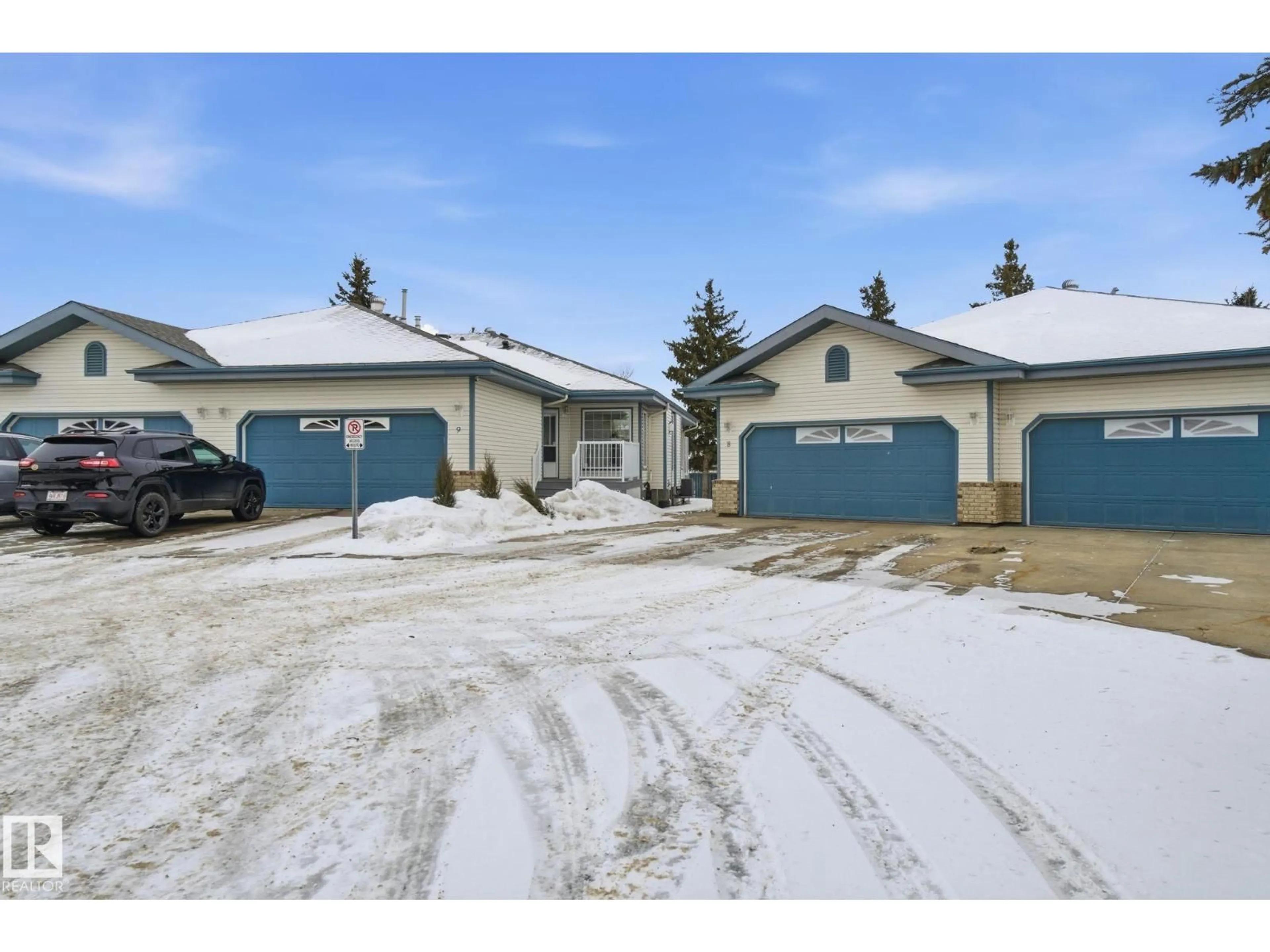 A pic from outside/outdoor area/front of a property/back of a property/a pic from drone, street for #8 - 9731 174 ST, Edmonton Alberta T5T6G4