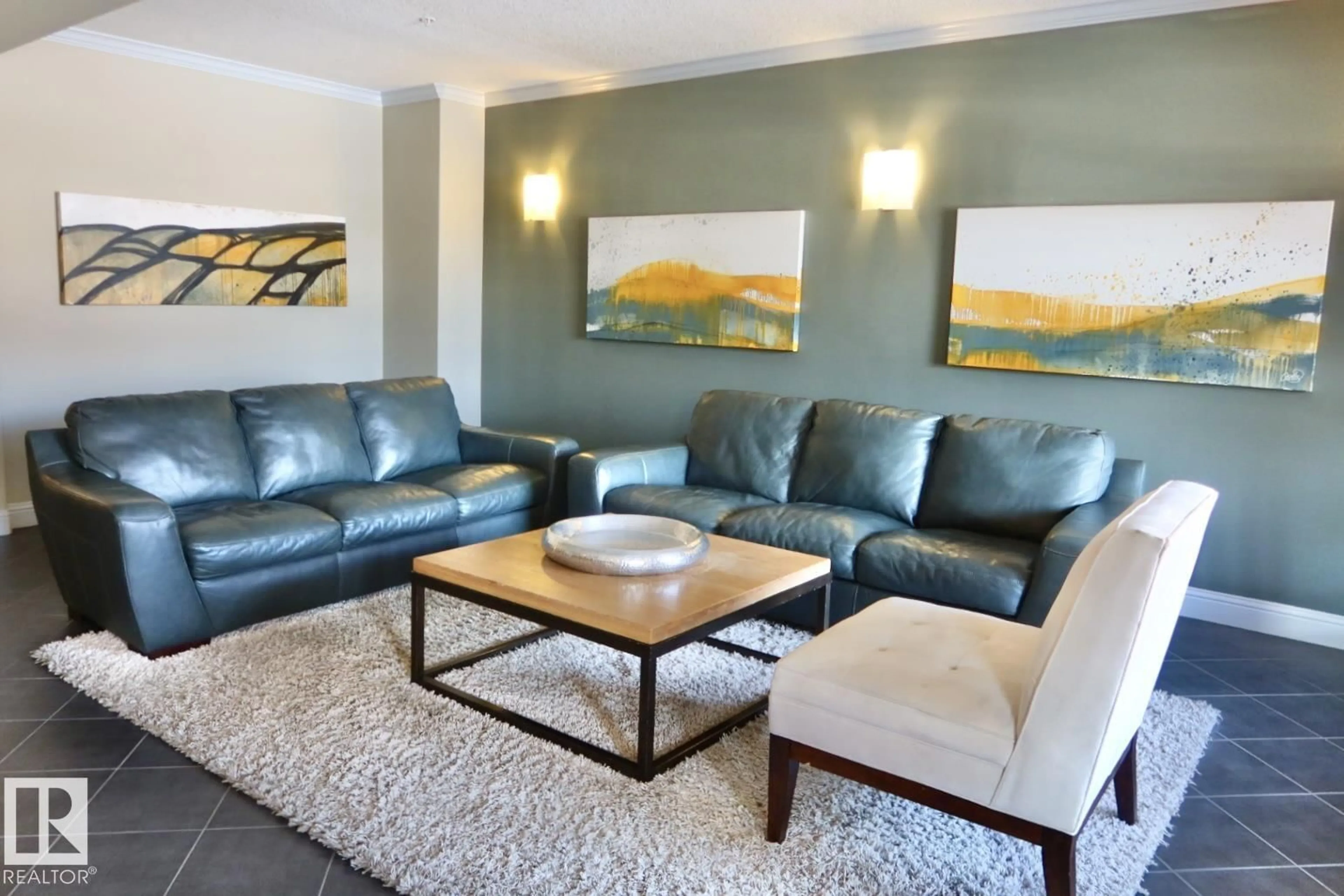 Living room with furniture, unknown for 205 - 14604 125 ST, Edmonton Alberta T5X0B4