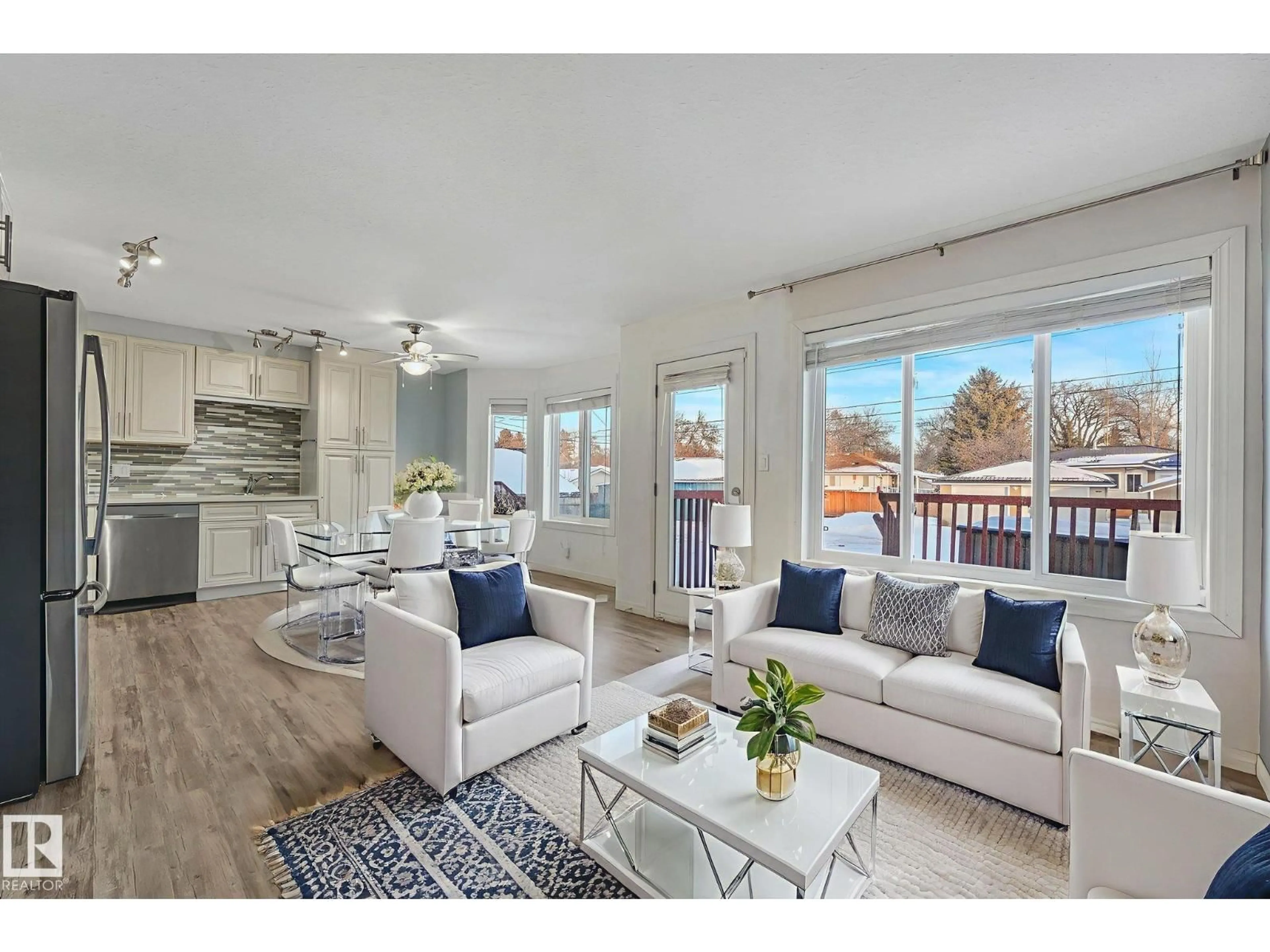 Living room with furniture, unknown for #2 - 11813 43 ST, Edmonton Alberta T5W2P3