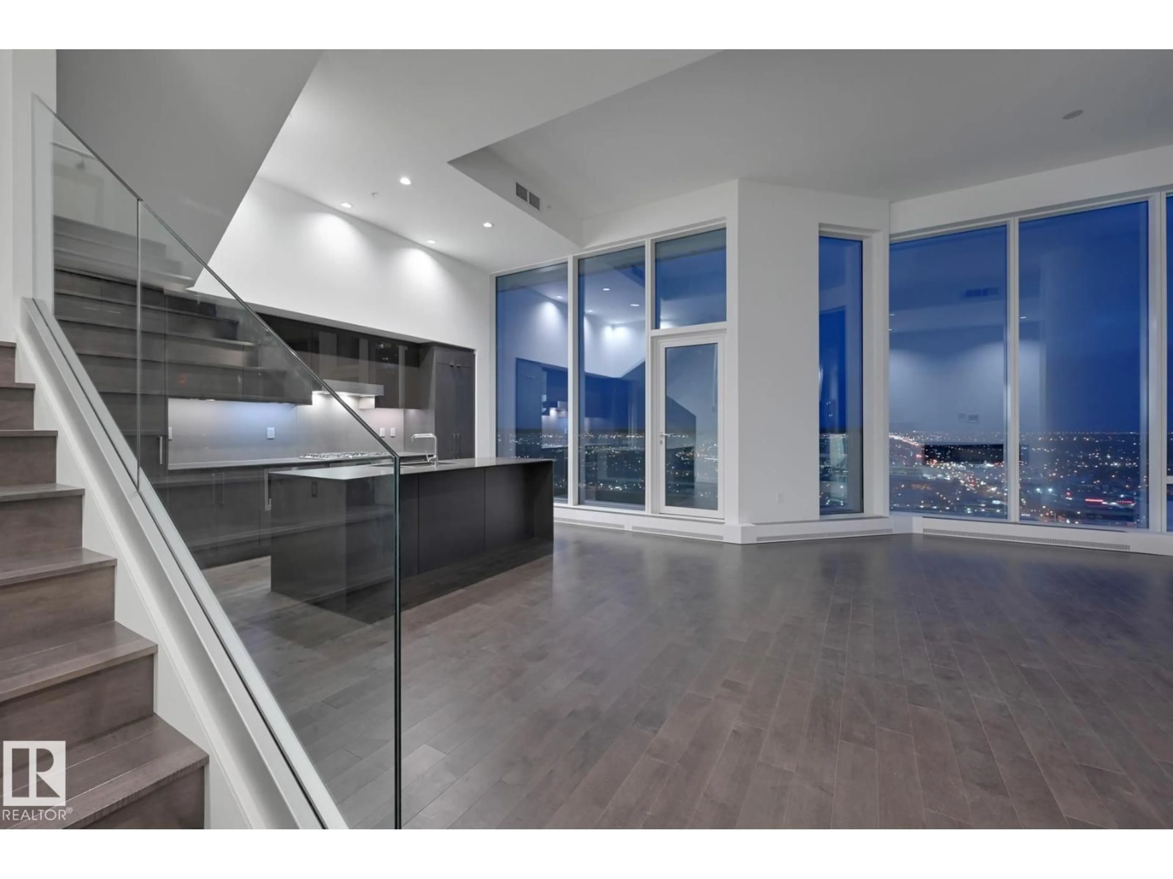 Open concept kitchen, unknown for 10360 102 ST NW - 2303 102 ST, Edmonton Alberta T5J0K6