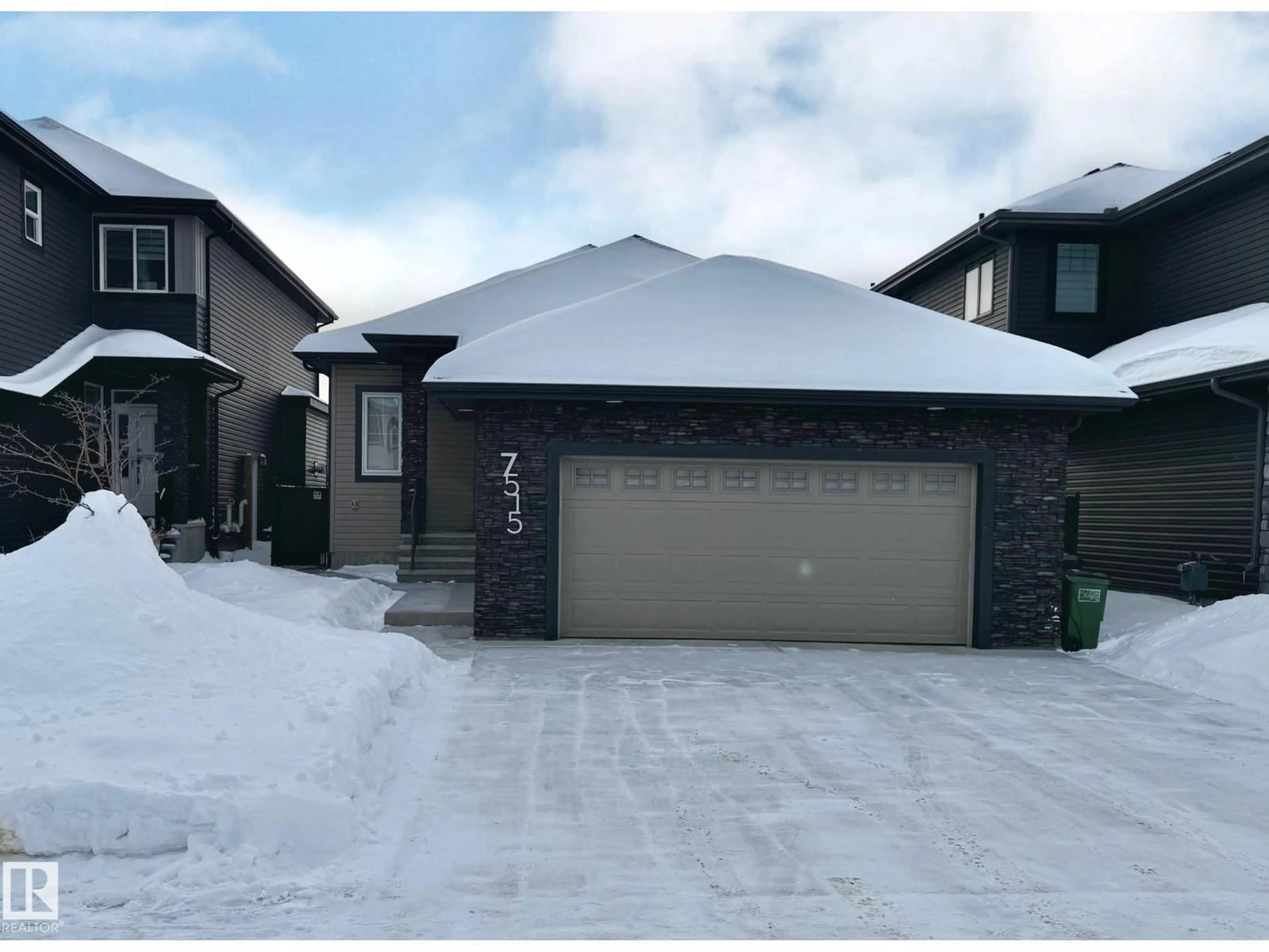 Home with brick exterior material, street for 7515 173 AV, Edmonton Alberta T5Z0J6