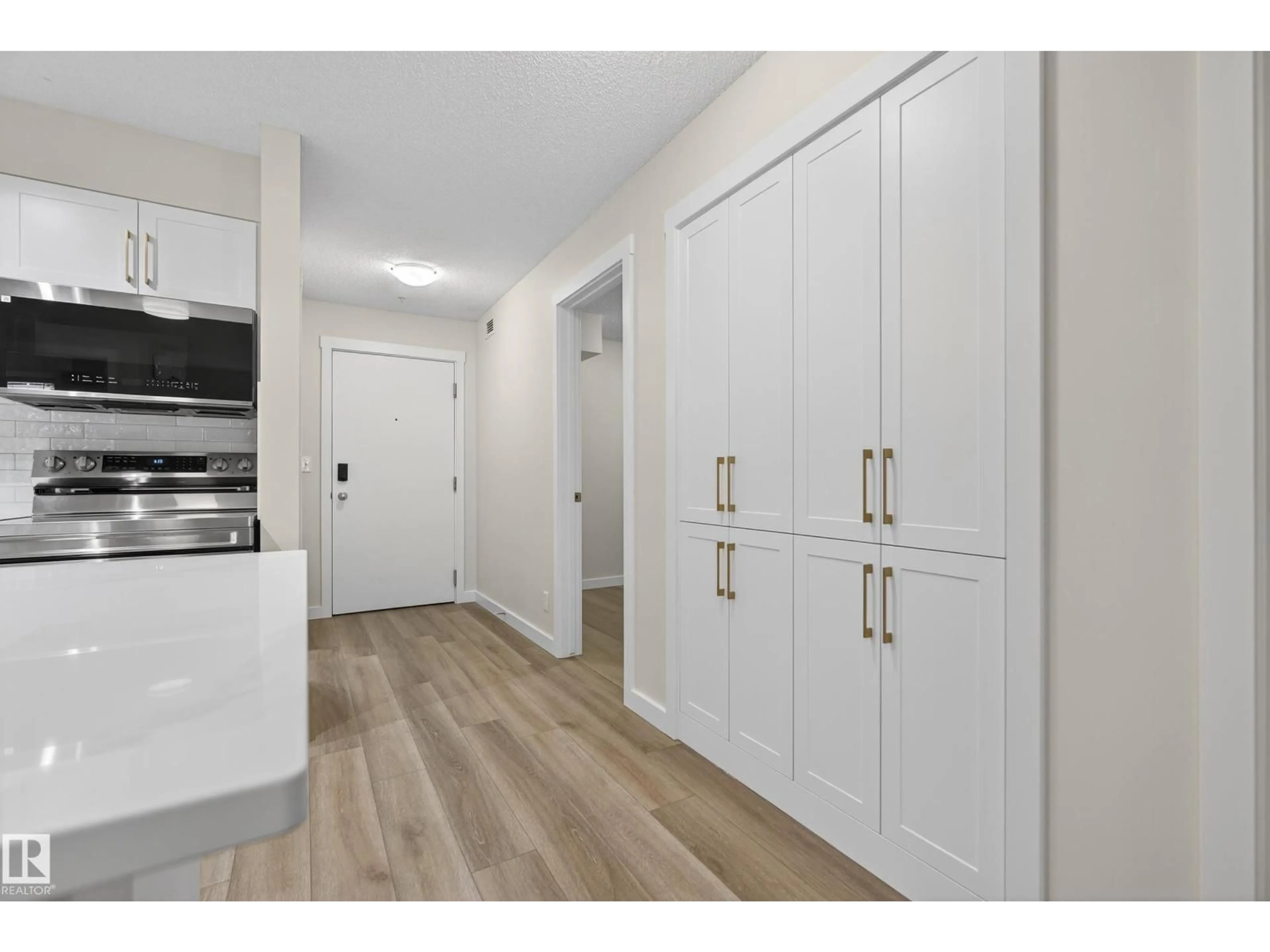 Storage room or clothes room or walk-in closet for #109 - 5804 MULLEN PL, Edmonton Alberta T6R0W3