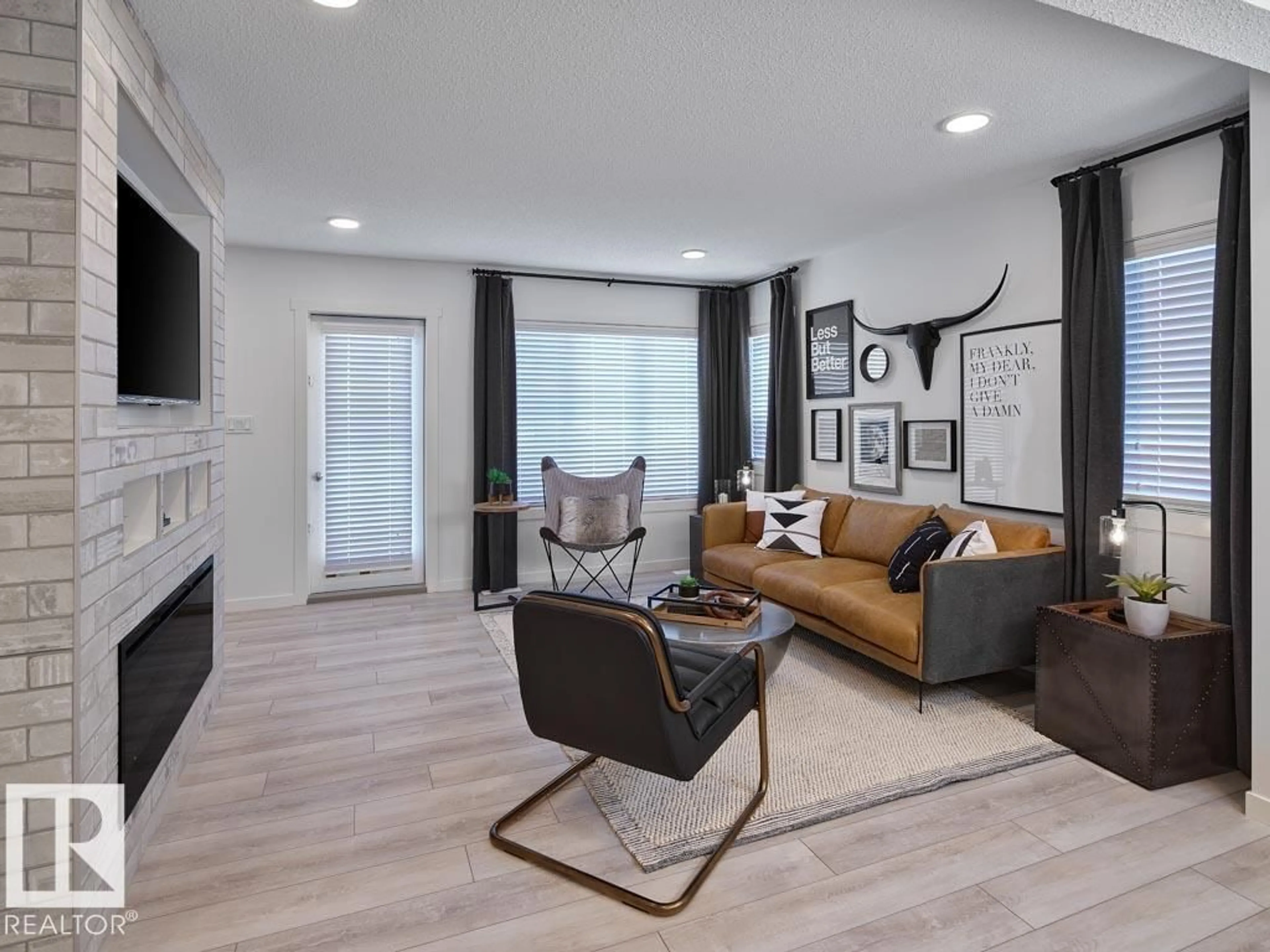 Living room with furniture, unknown for 509 ASTER DR, Edmonton Alberta T6T2N8