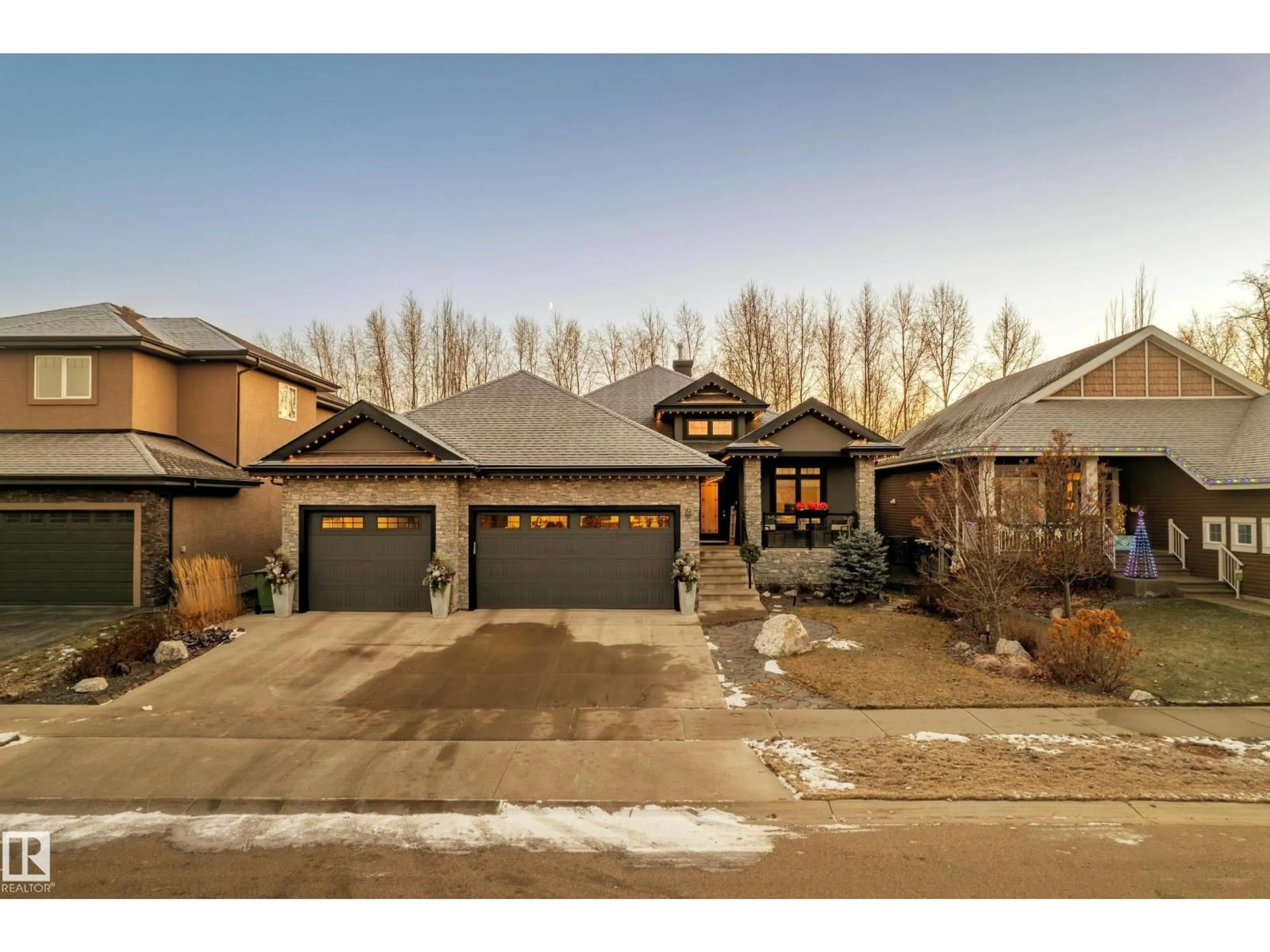 Home with brick exterior material, street for 4 LOISELLE WY, St. Albert Alberta T8N2P3