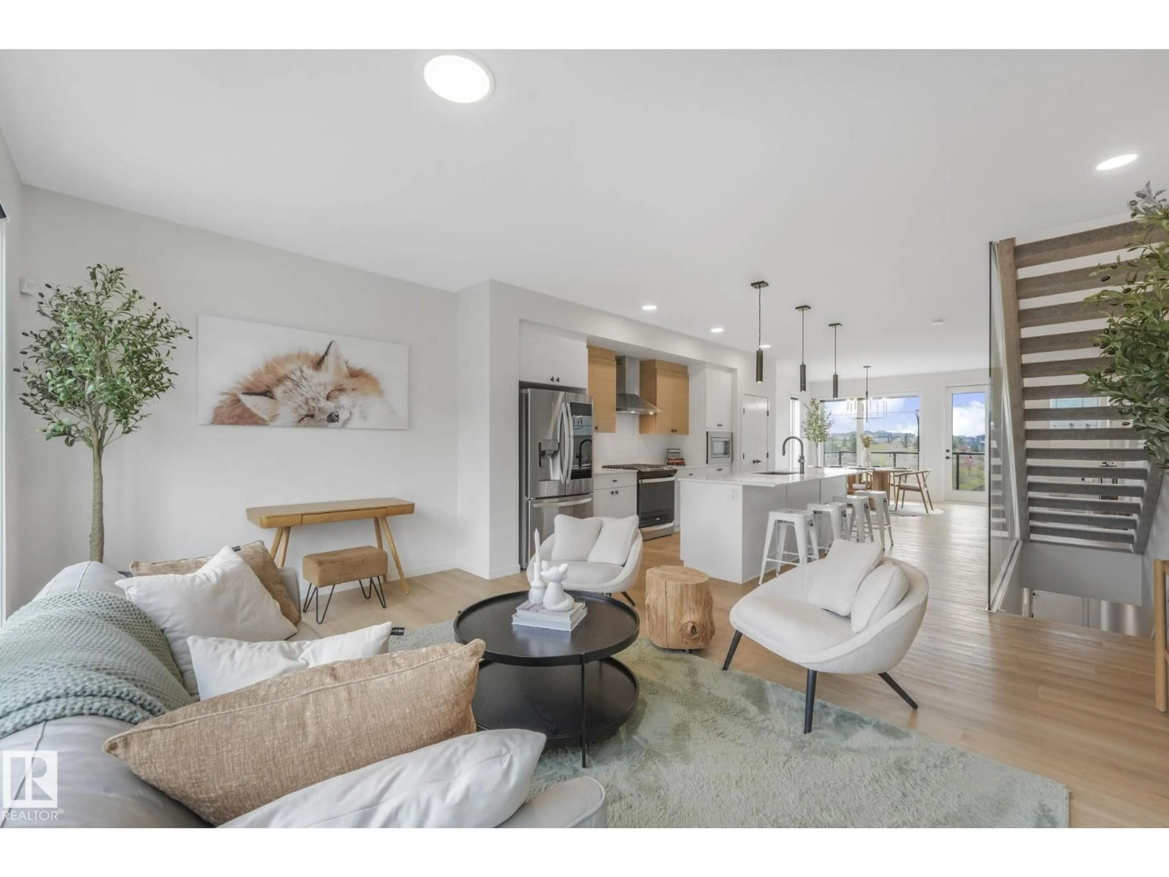 Living room with furniture, unknown for SW - 488 38A ST, Edmonton Alberta T6X6X2