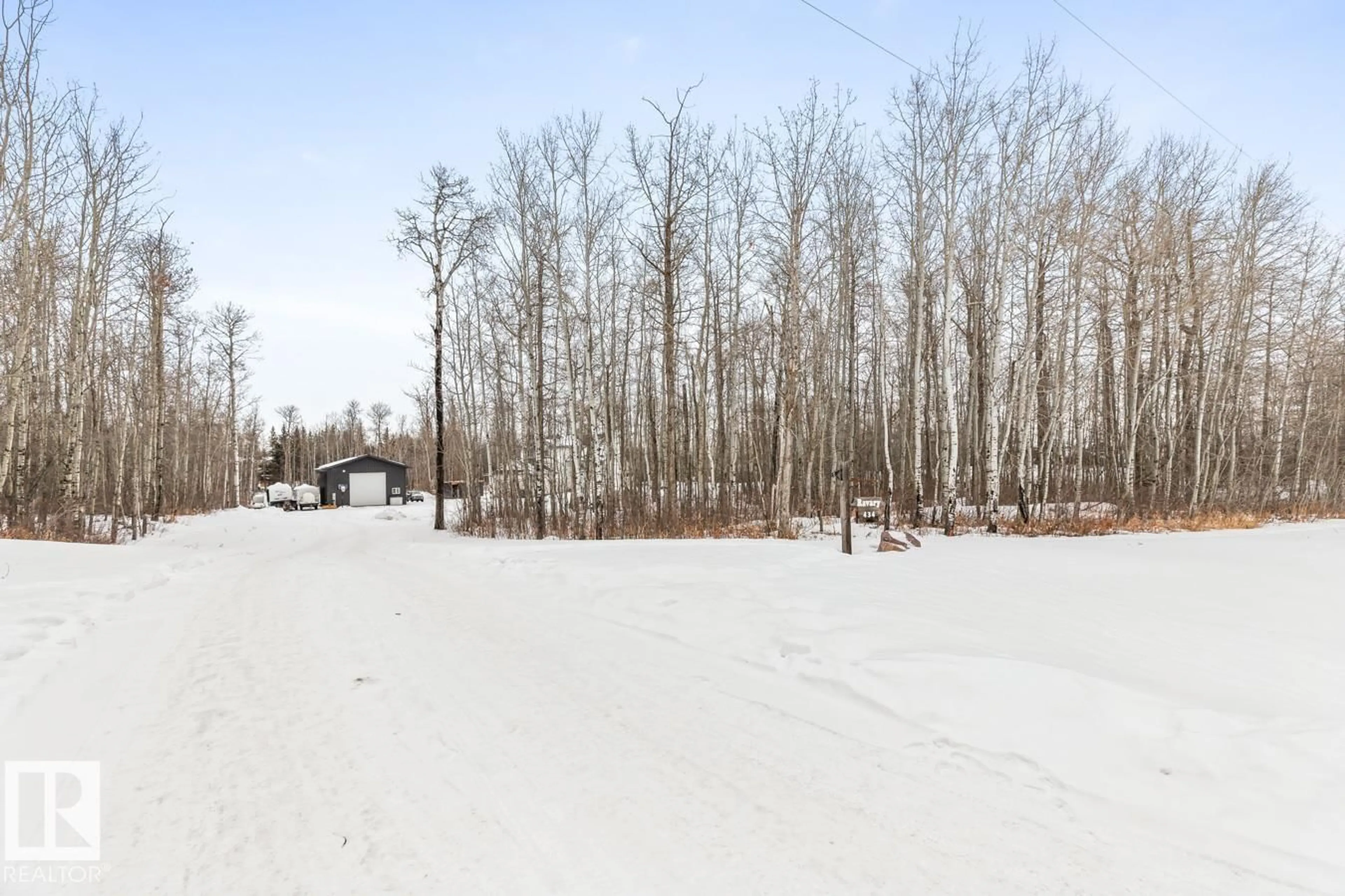 A pic from outside/outdoor area/front of a property/back of a property/a pic from drone, forest/trees view for 434 51110 RGE ROAD 212, Rural Strathcona County Alberta T8G1E7