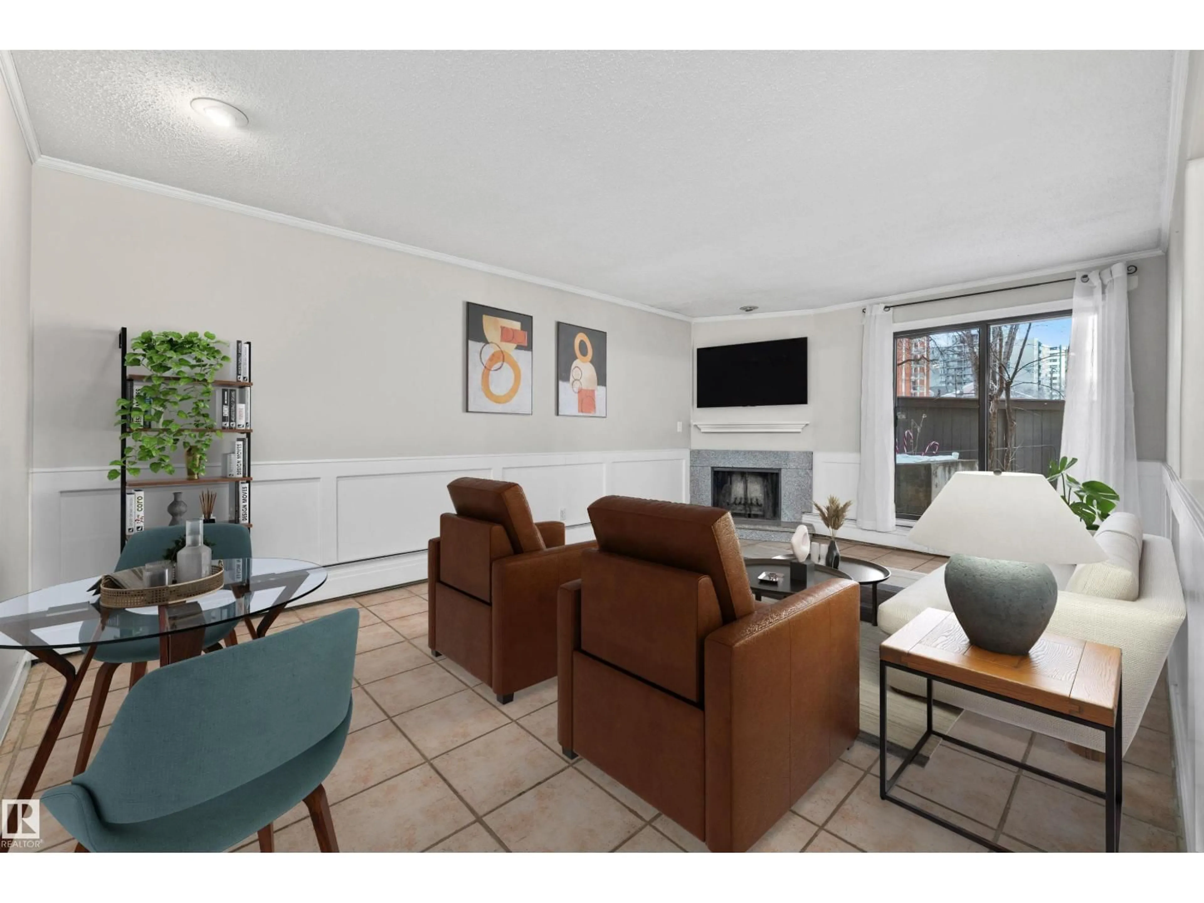 Living room with furniture, unknown for G9 - 10148 118 ST, Edmonton Alberta T5K1Y4