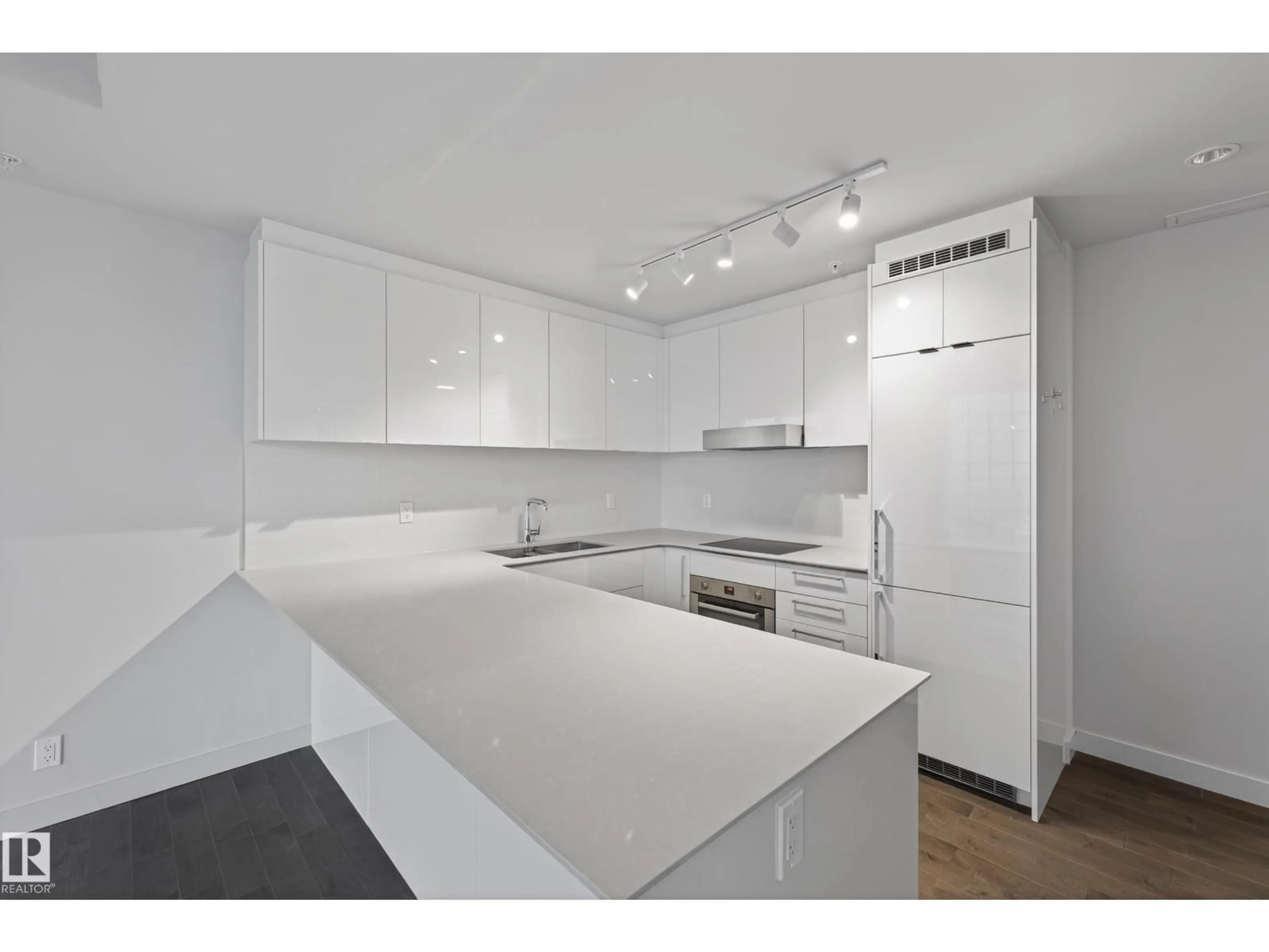 Standard kitchen, wood/laminate floor for 2609 10360 102 ST NW, Edmonton Alberta T5J0K6