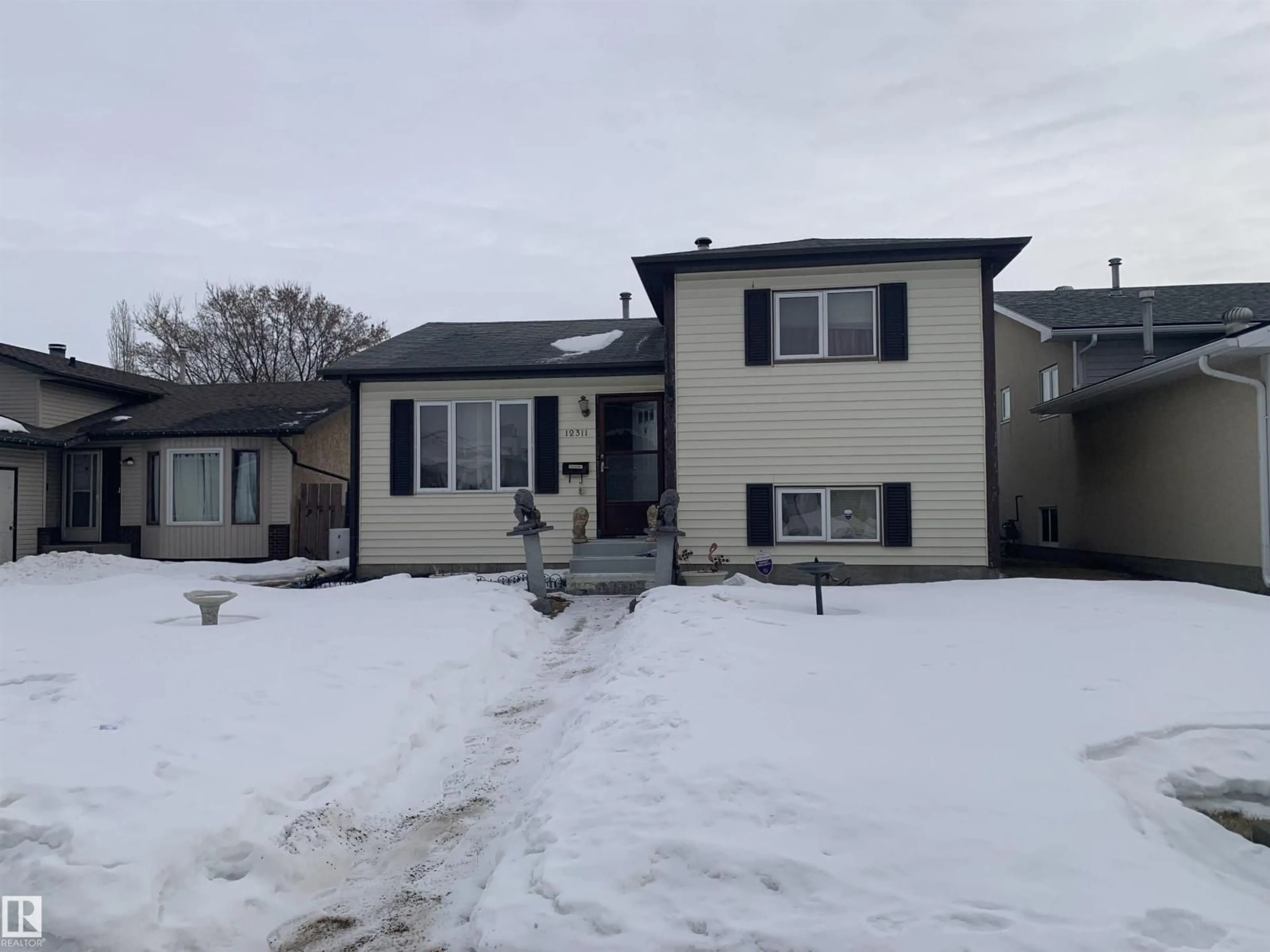 A pic from outside/outdoor area/front of a property/back of a property/a pic from drone, street for 12311 47 ST, Edmonton Alberta T5W5E5