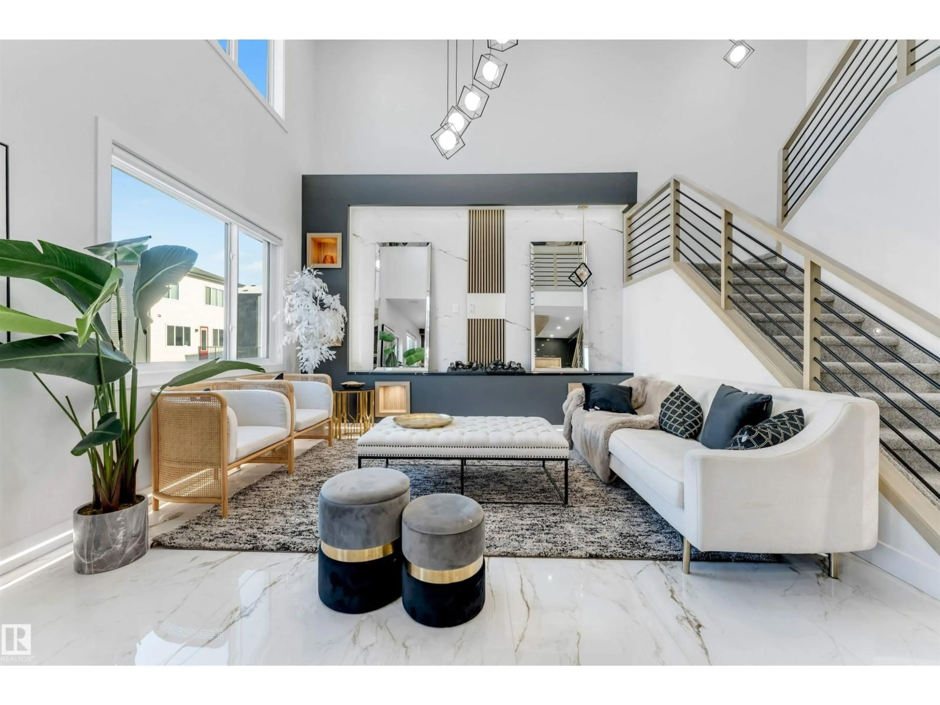 Living room with furniture, unknown for NE - 2711 64 AV, Rural Leduc County Alberta T4X2C1