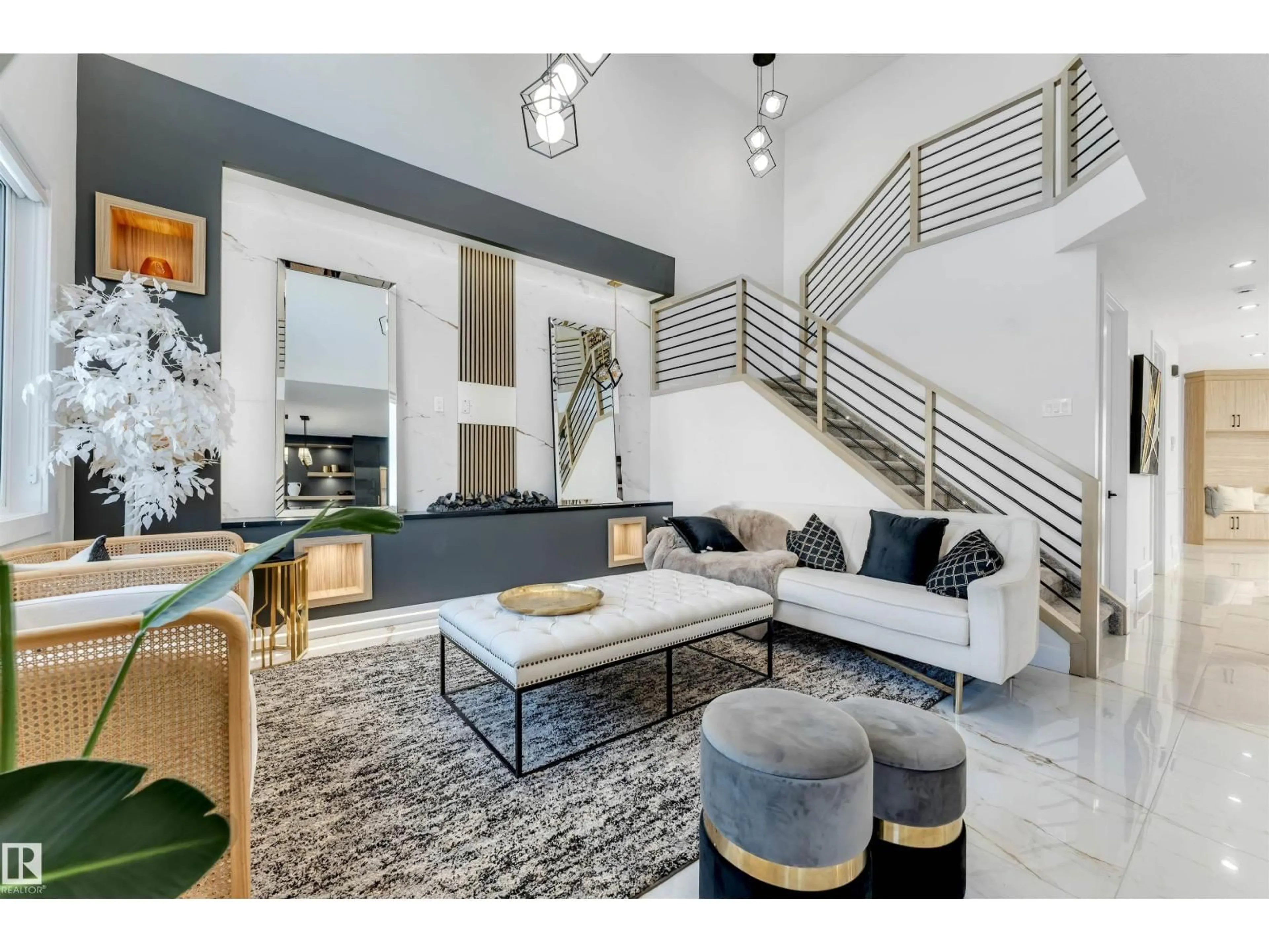 Living room with furniture, unknown for NE - 2711 64 AV, Rural Leduc County Alberta T4X2C1