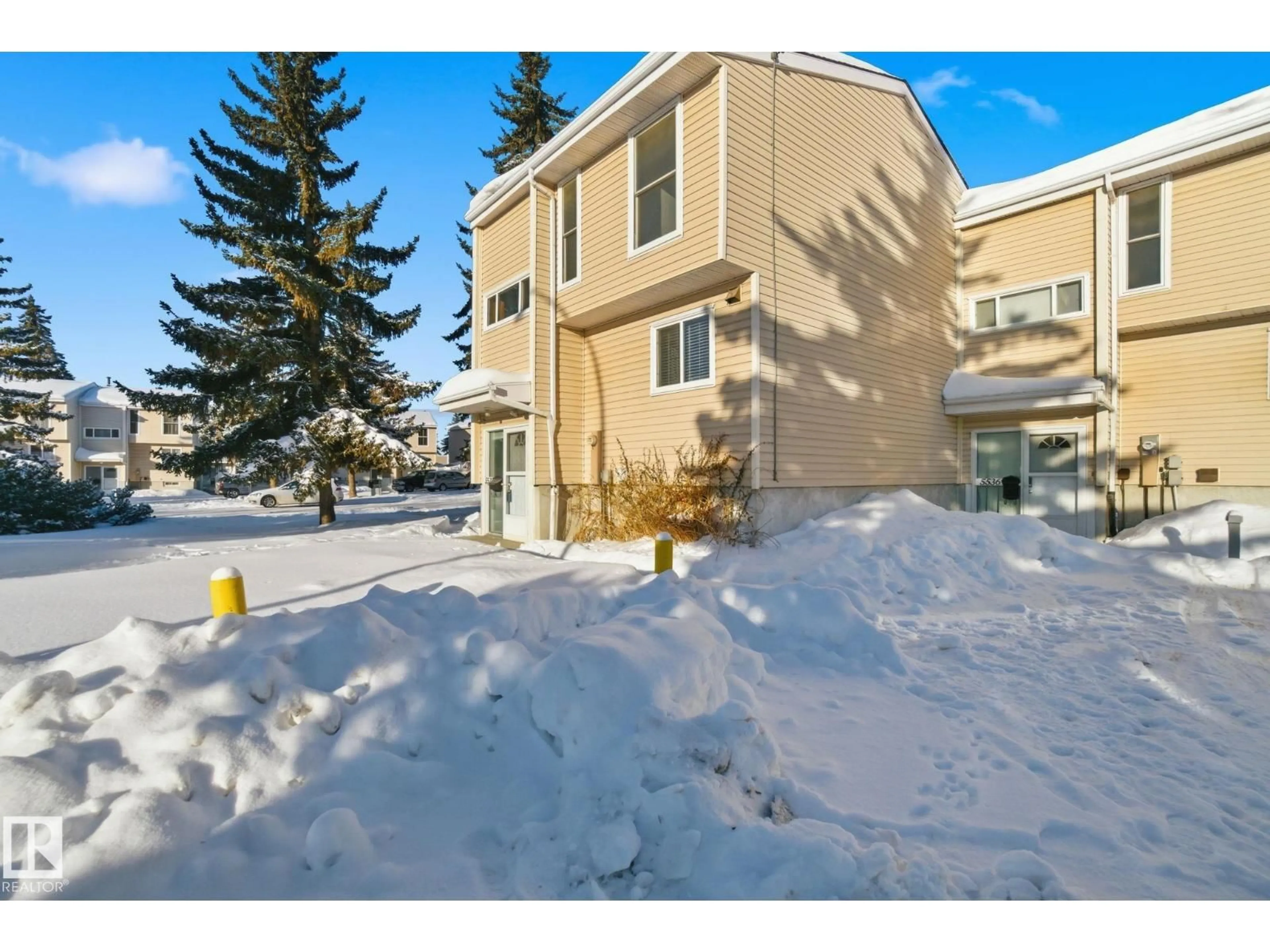A pic from outside/outdoor area/front of a property/back of a property/a pic from drone, street for 5538 145 AV, Edmonton Alberta T5A3R3