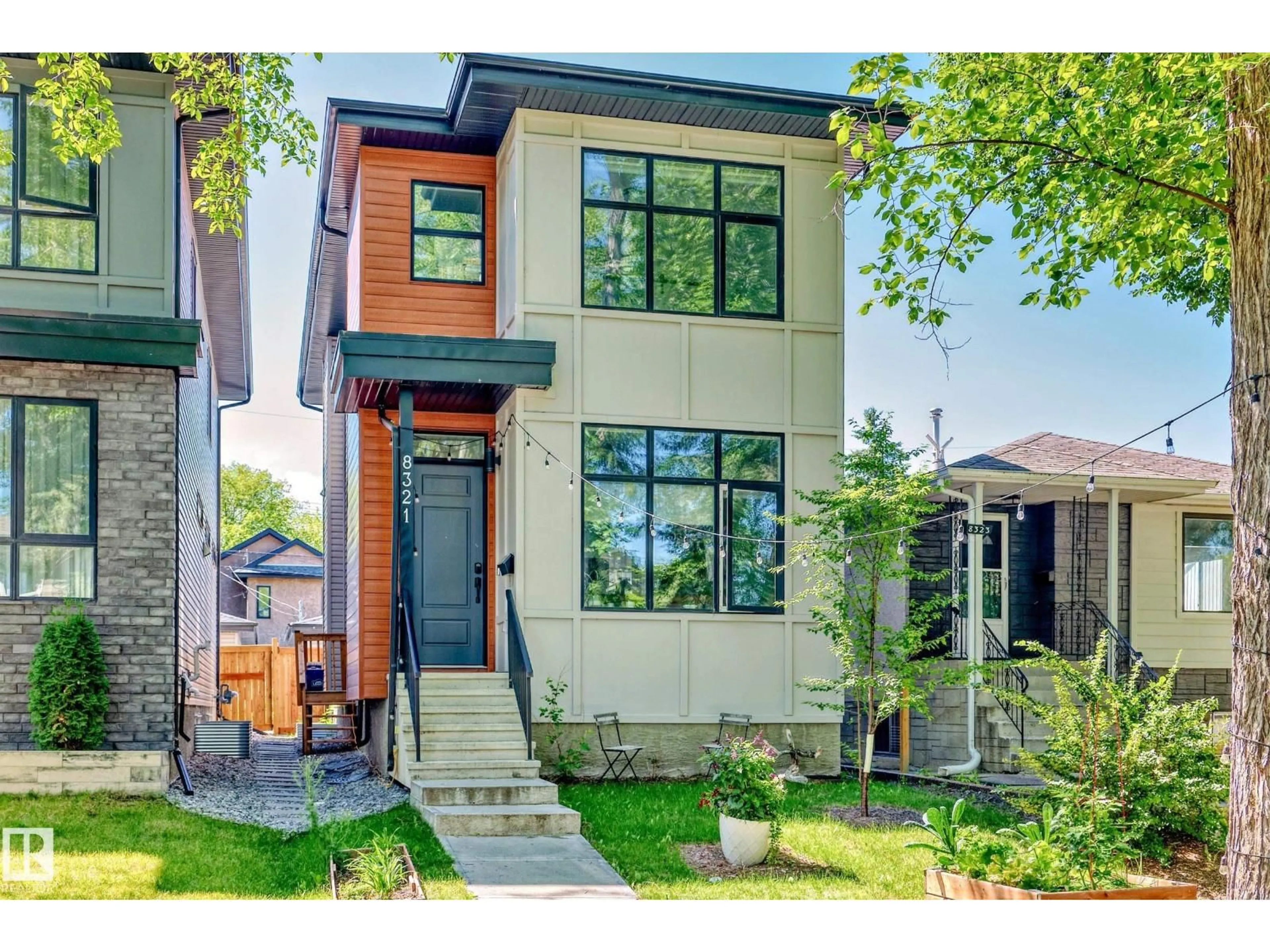 Home with brick exterior material, street for 8321 80 AV, Edmonton Alberta T6C0S9