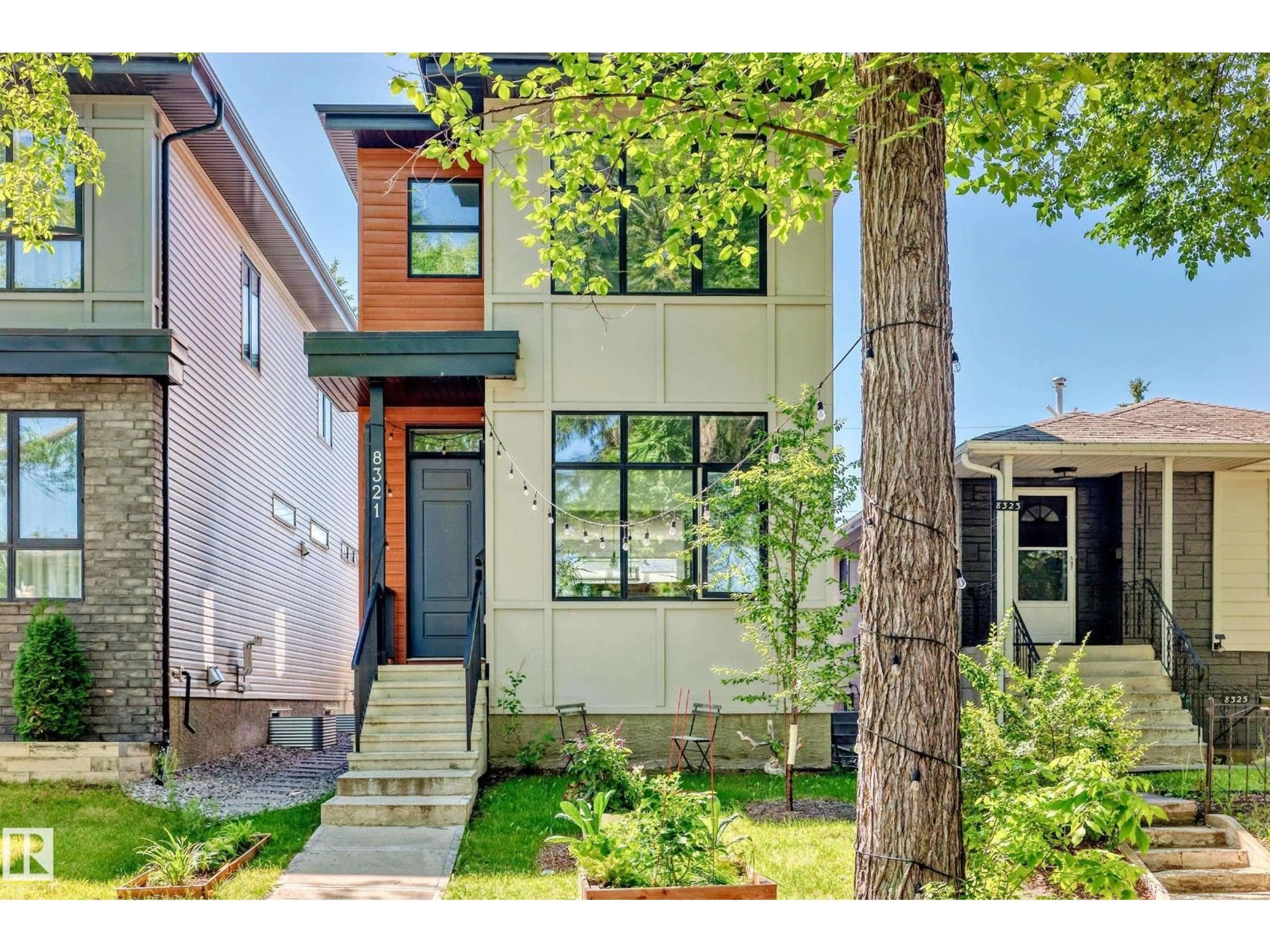 Home with brick exterior material, street for 8321 80 AV, Edmonton Alberta T6C0S9