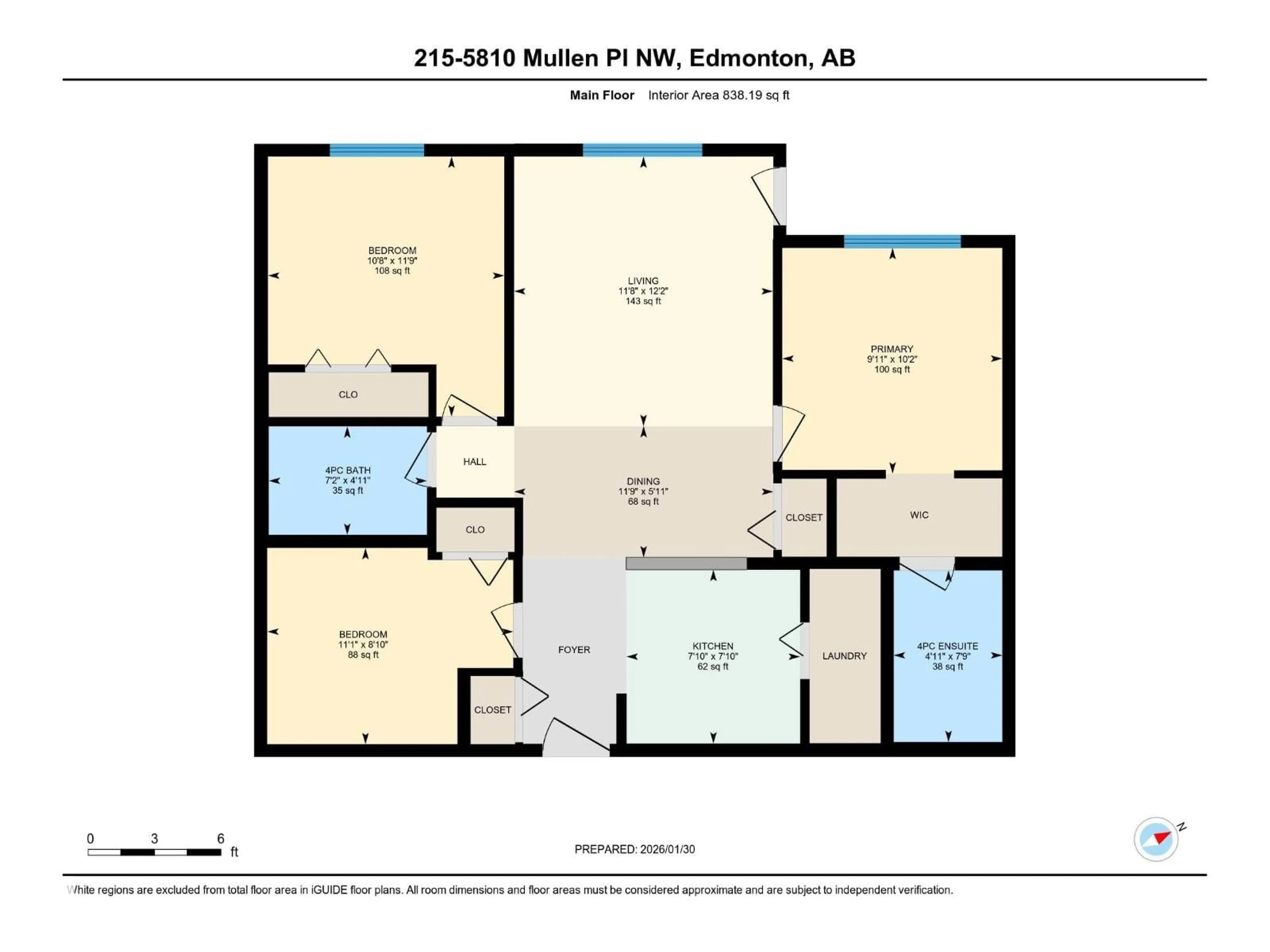 Floor plan for 215 MULLEN PLACE, Edmonton Alberta T6R0W3