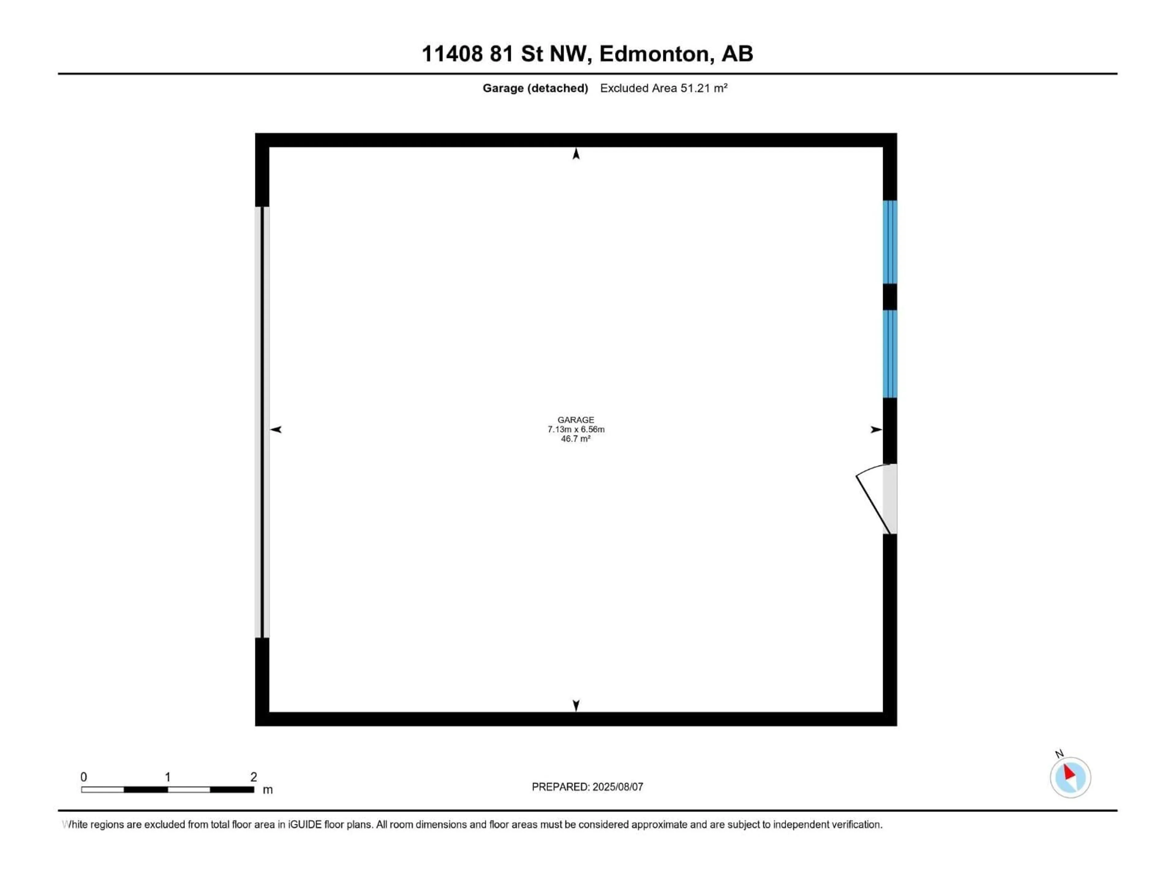 Floor plan for 11408 81 ST, Edmonton Alberta T5B2R6