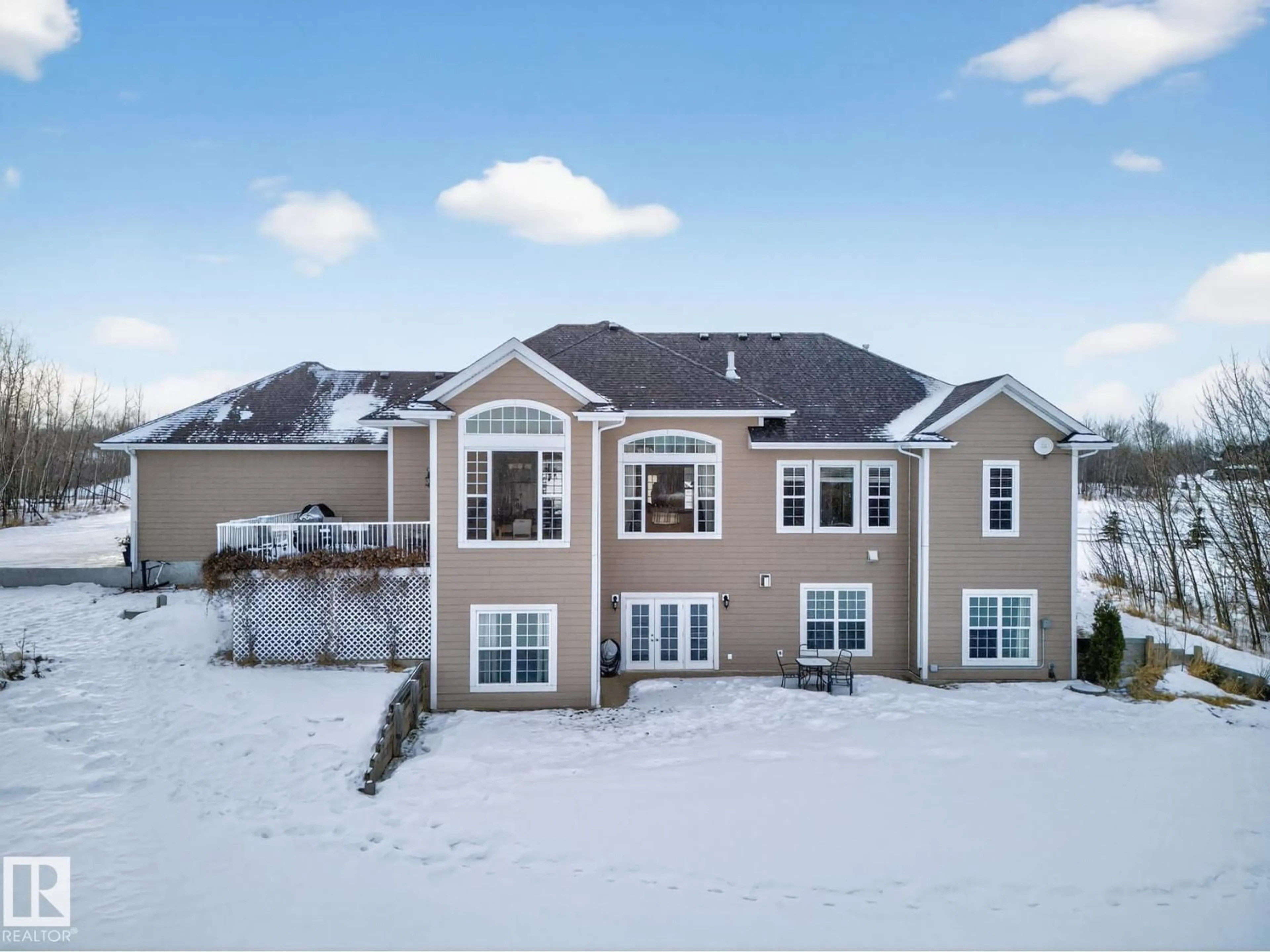 A pic from outside/outdoor area/front of a property/back of a property/a pic from drone, unknown for 80 50535 RGE RD, Rural Leduc County Alberta T4X0L7