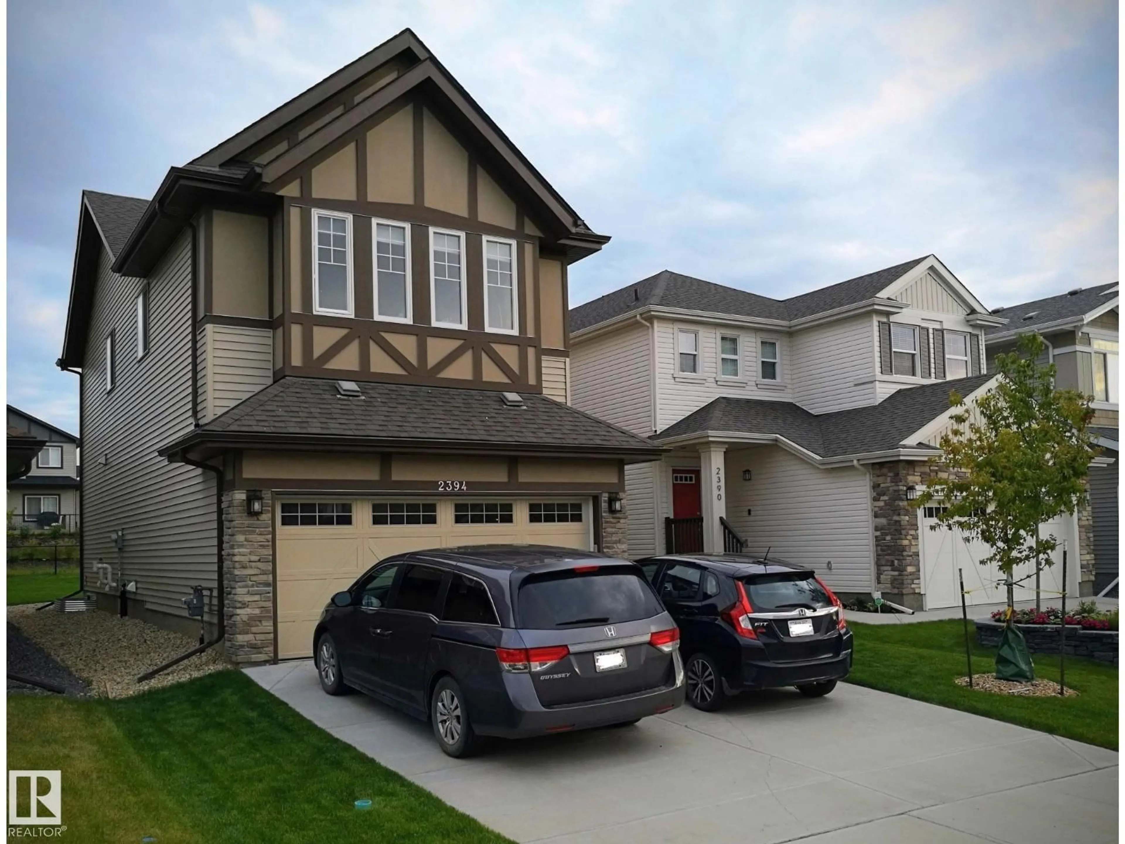 Home with vinyl exterior material, street for 2394 CASSIDY WY, Edmonton Alberta T6W3E3