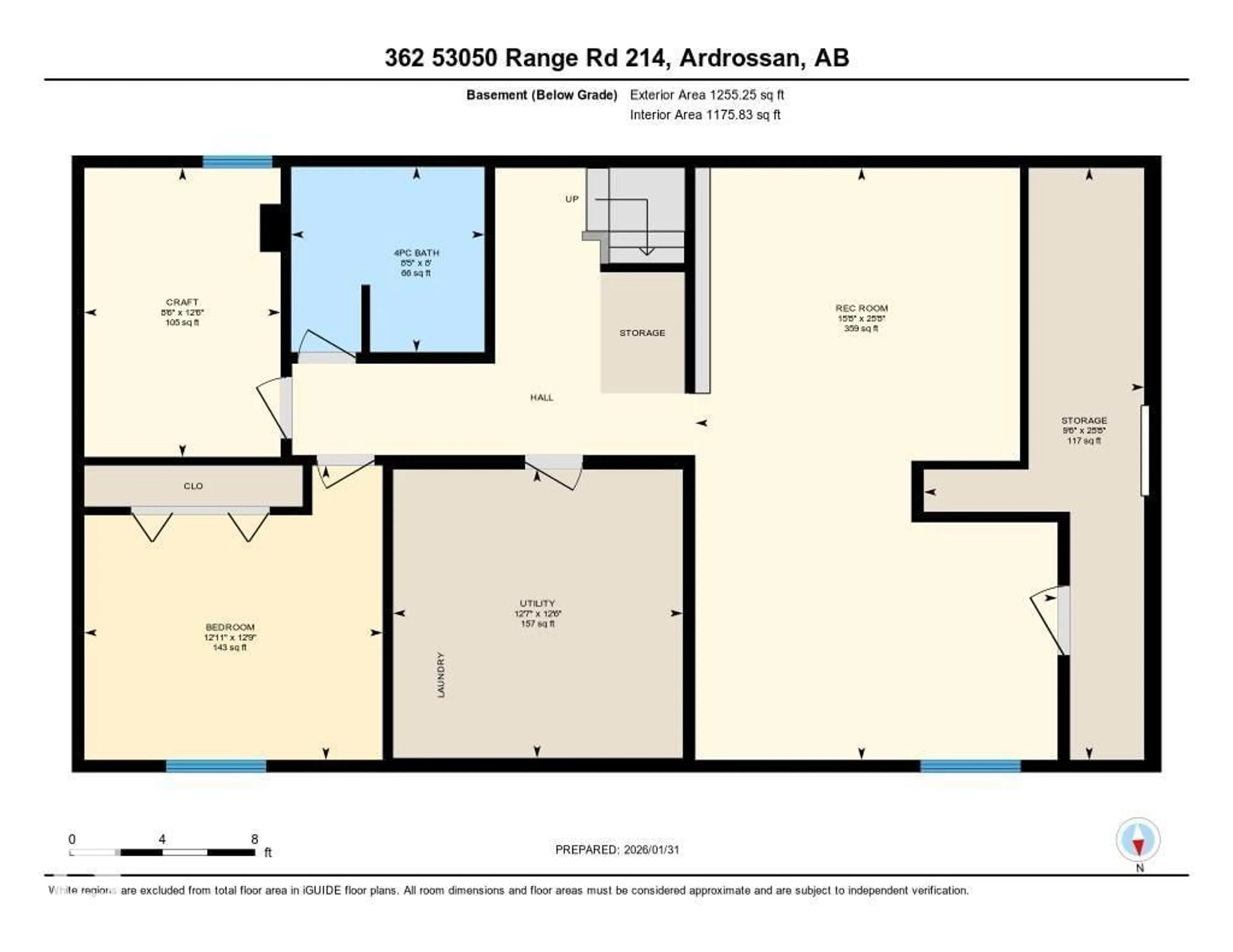 Floor plan for 53050 - 362 RGE ROAD 214 RGE ROAD, Rural Strathcona County Alberta T8E2E1